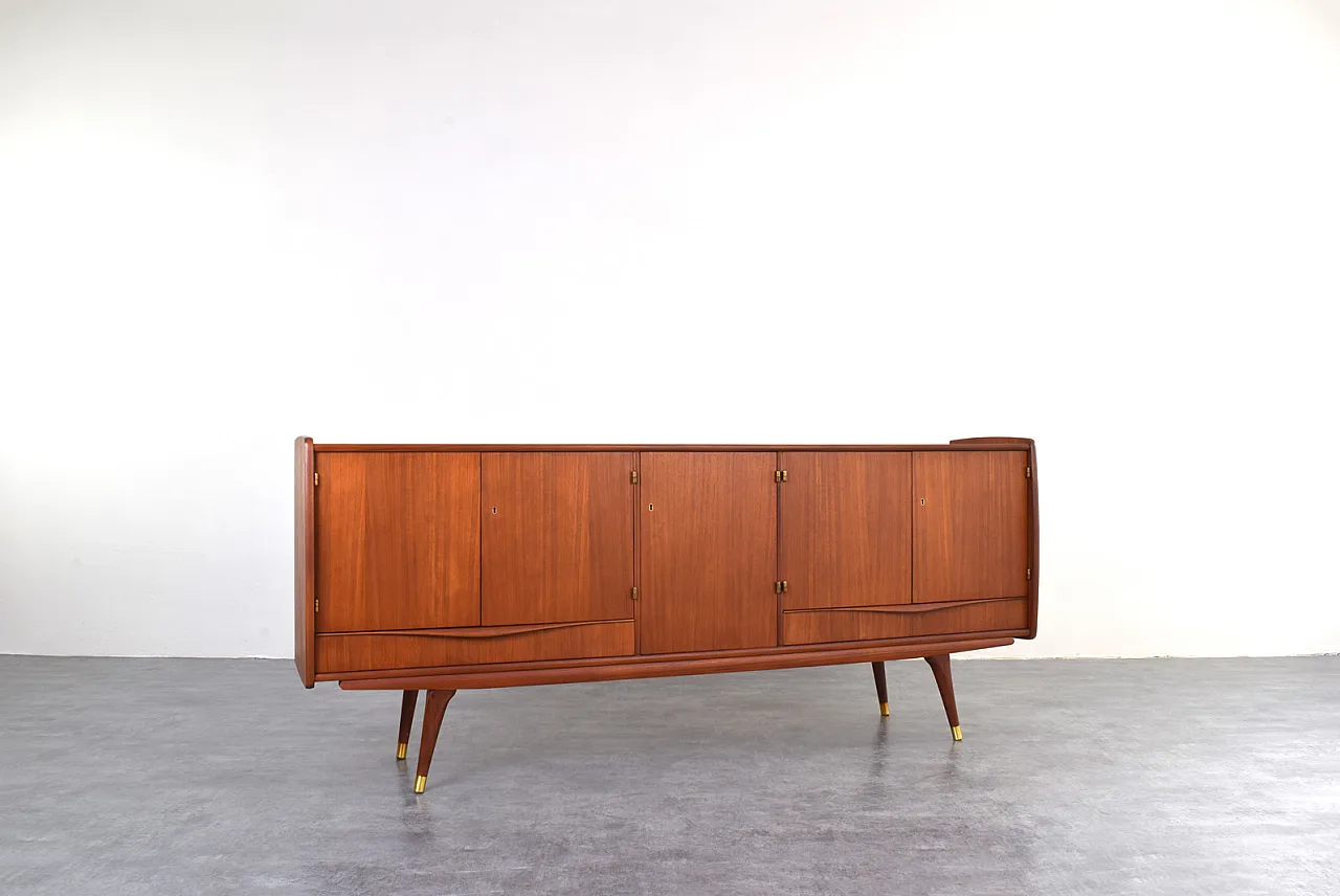 Mid-Century Norwegian Teak Sideboard from Sven Andersen, 1960s 3