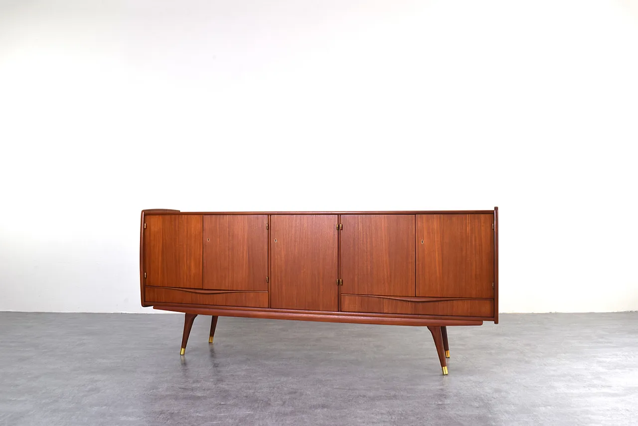 Mid-Century Norwegian Teak Sideboard from Sven Andersen, 1960s 4