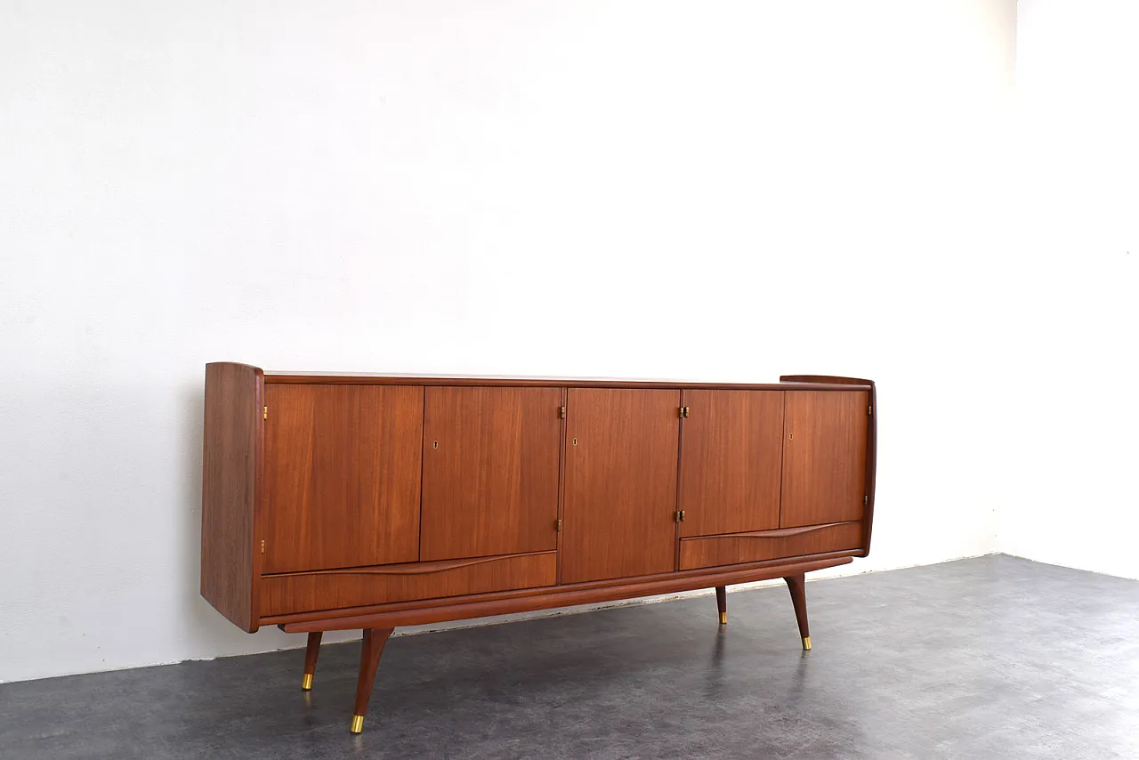 Mid-Century Norwegian Teak Sideboard from Sven Andersen, 1960s 8