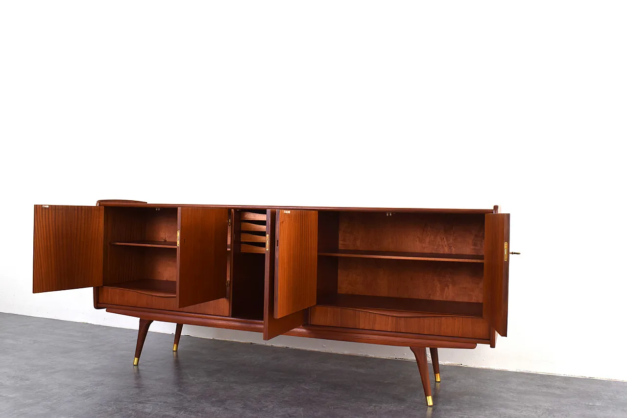 Mid-Century Norwegian Teak Sideboard from Sven Andersen, 1960s 11