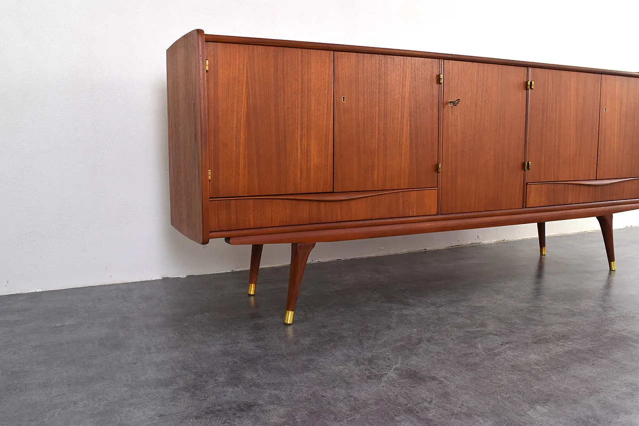 Mid-Century Norwegian Teak Sideboard from Sven Andersen, 1960s 13