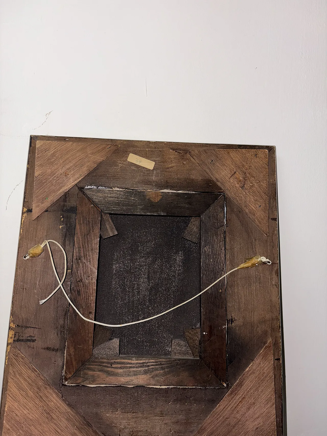 Dipinto di animali verde antico, primo '900 8