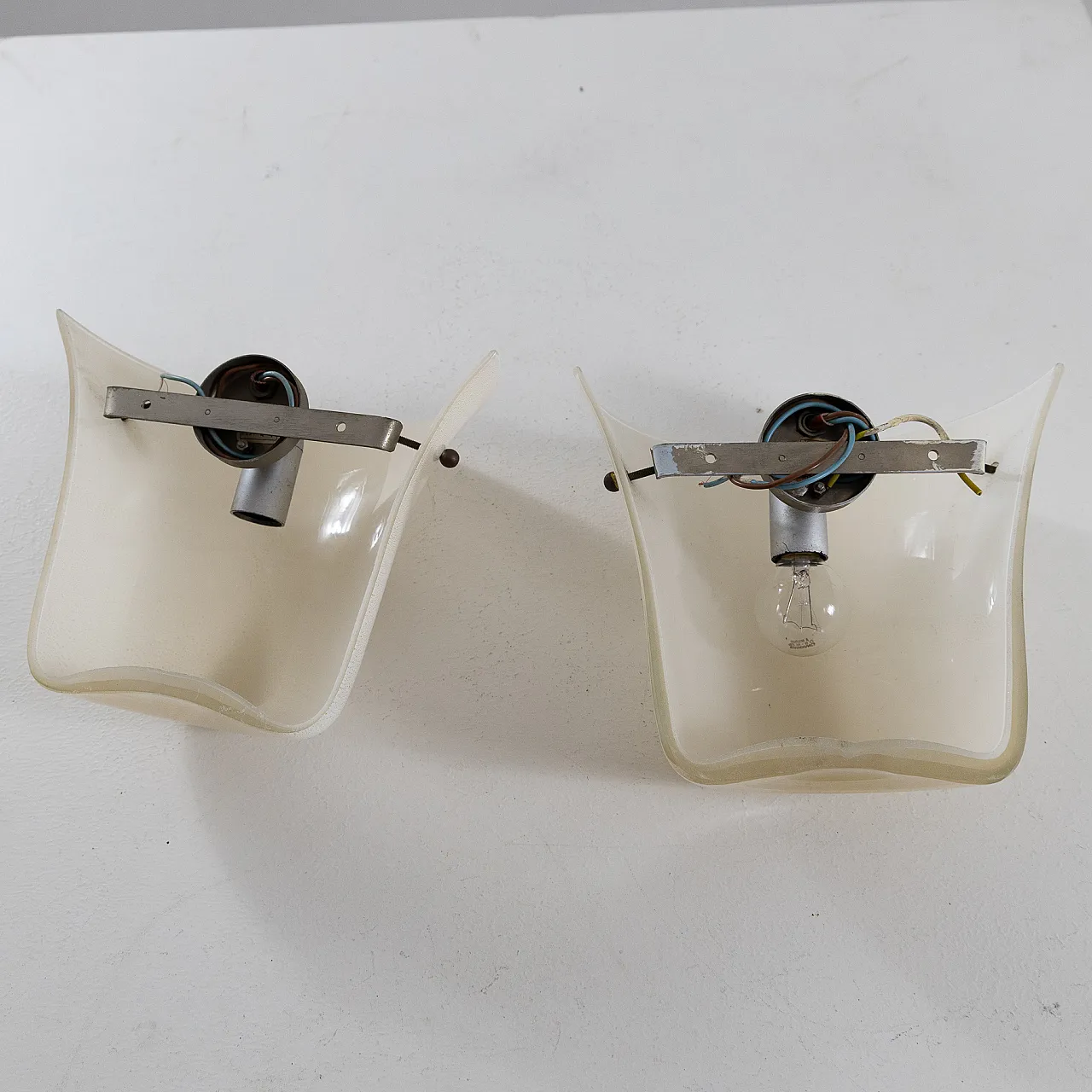 Pair of glass applique by Barovier & Toso, 1960s 1