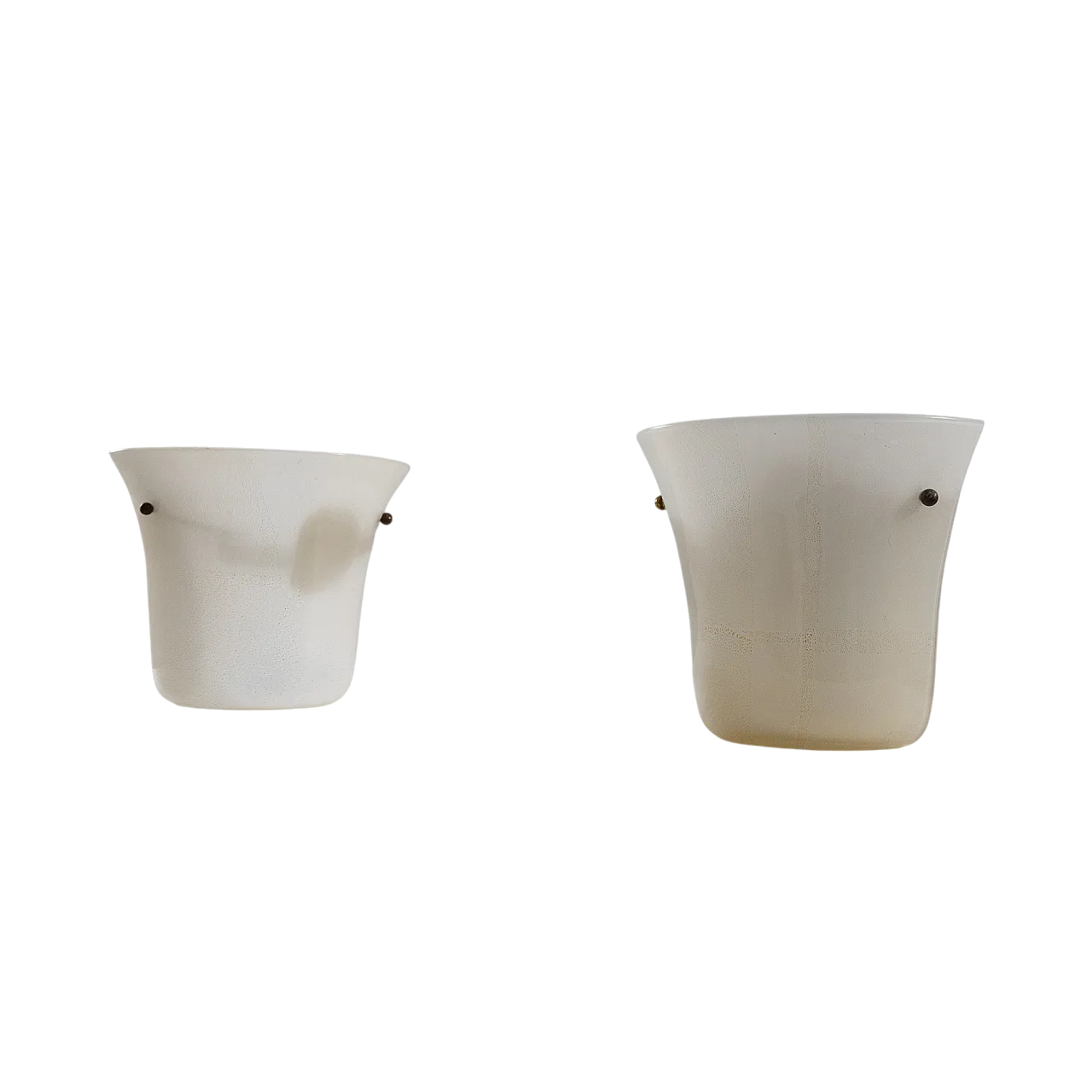 Pair of glass applique by Barovier & Toso, 1960s 11