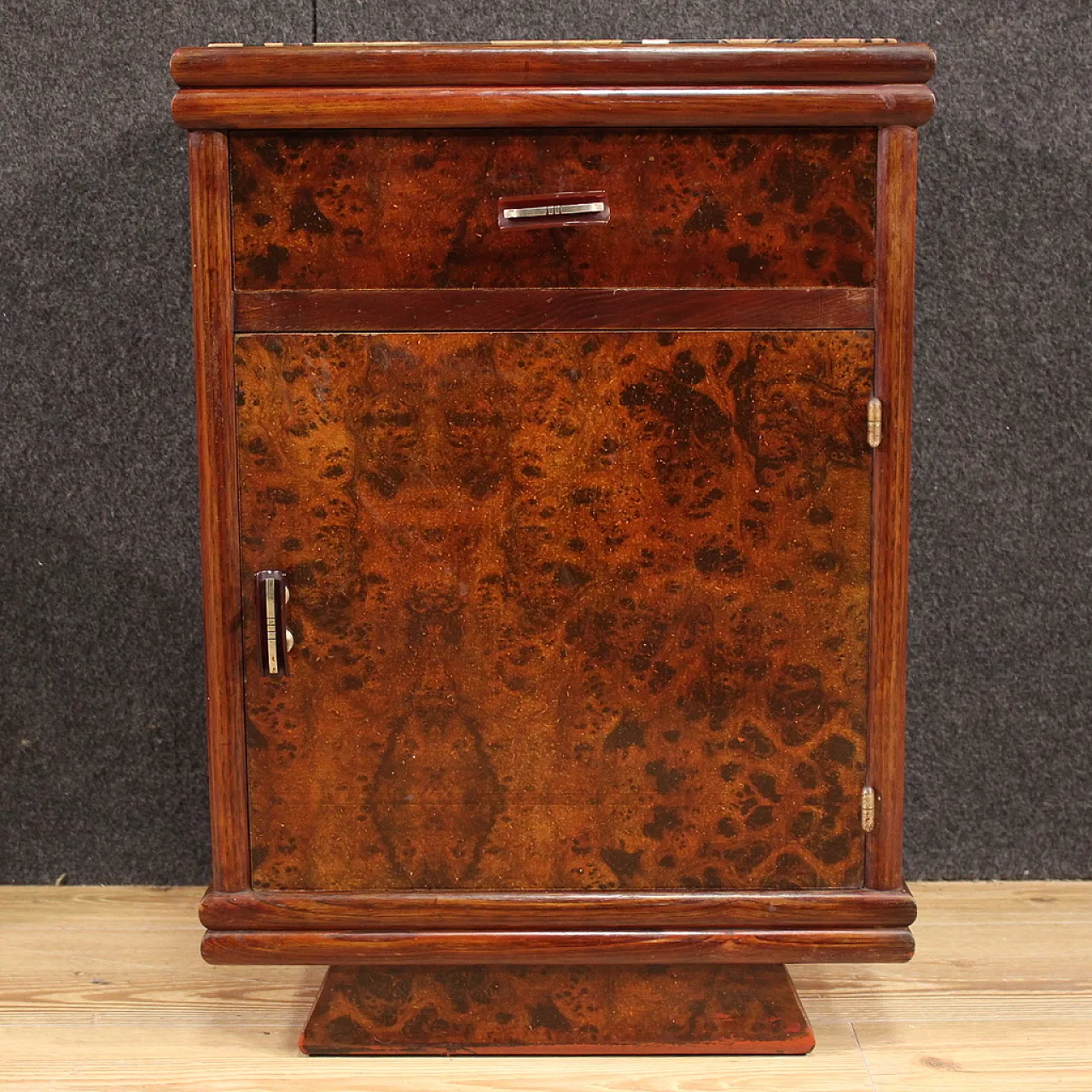 Pair of Italian bedside tables marble top, 20th century 10