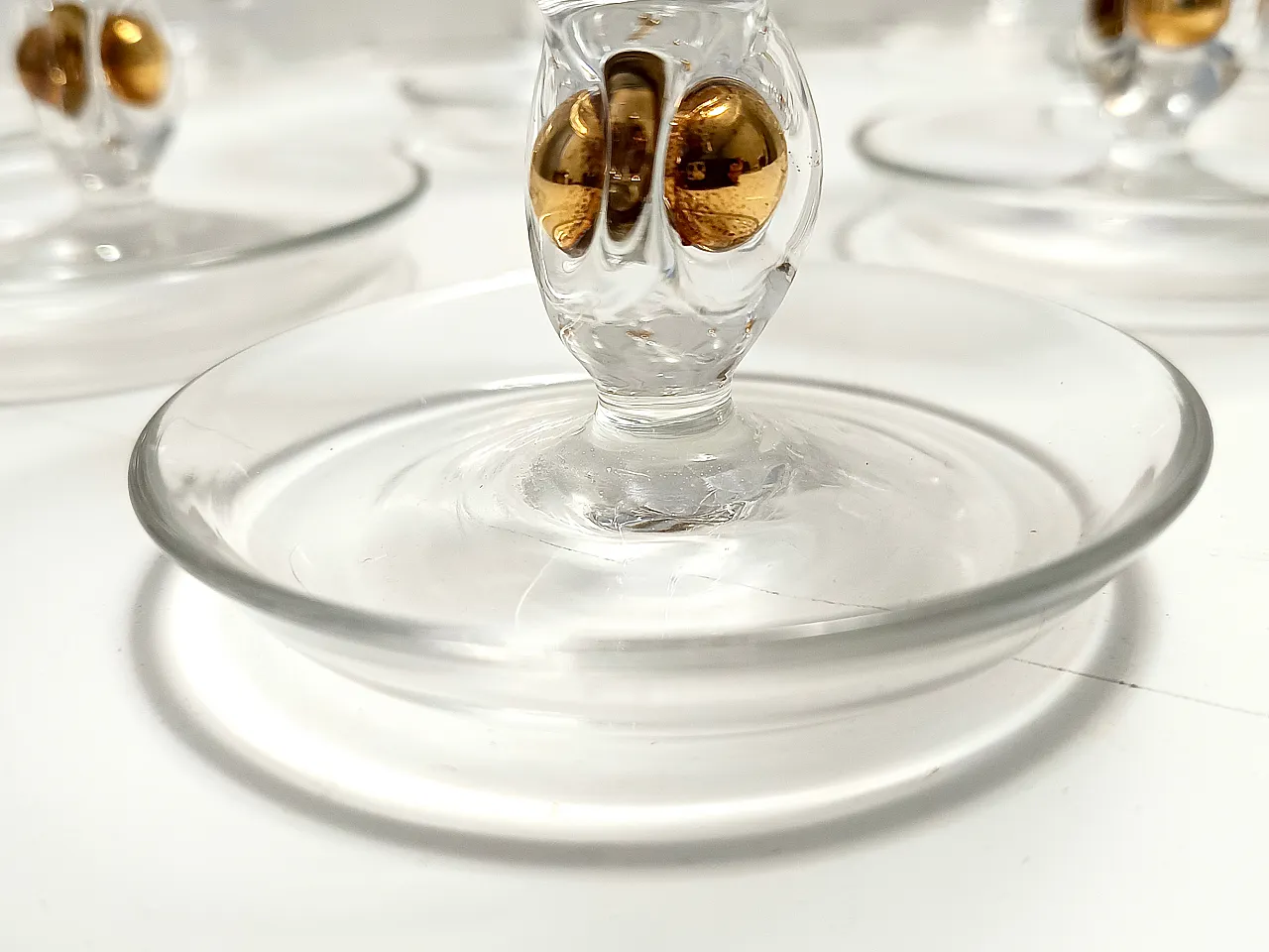 11 Coppe da dessert in cristallo di Boemia di Jozef Stanik, anni '60 11