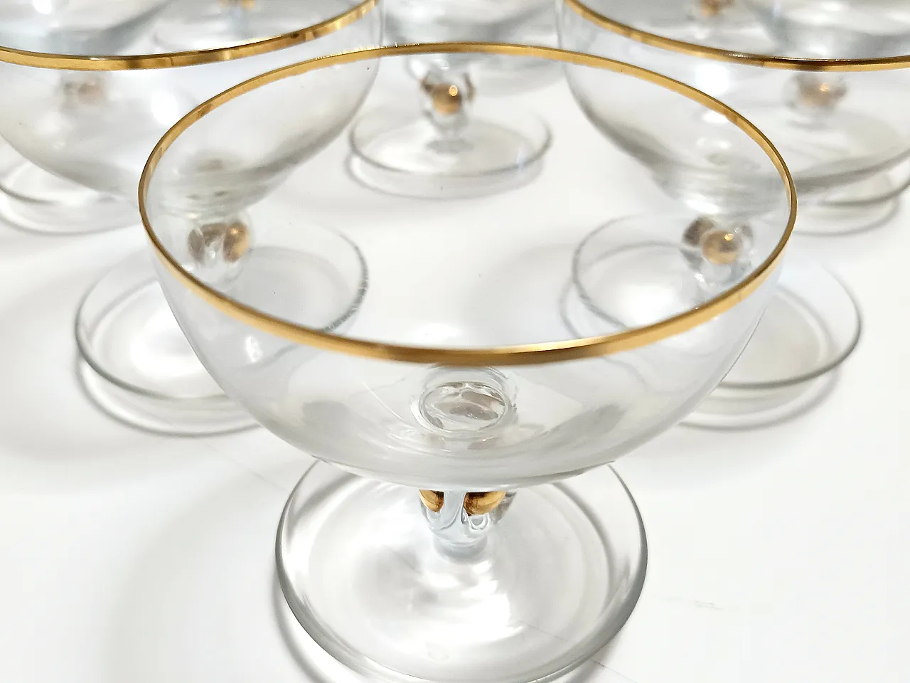 11 Coppe da dessert in cristallo di Boemia di Jozef Stanik, anni '60 12