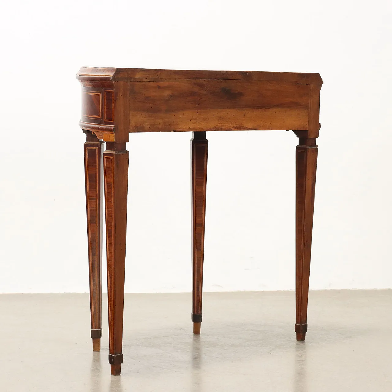 Wooden Demi Lune console table, 18th century 8