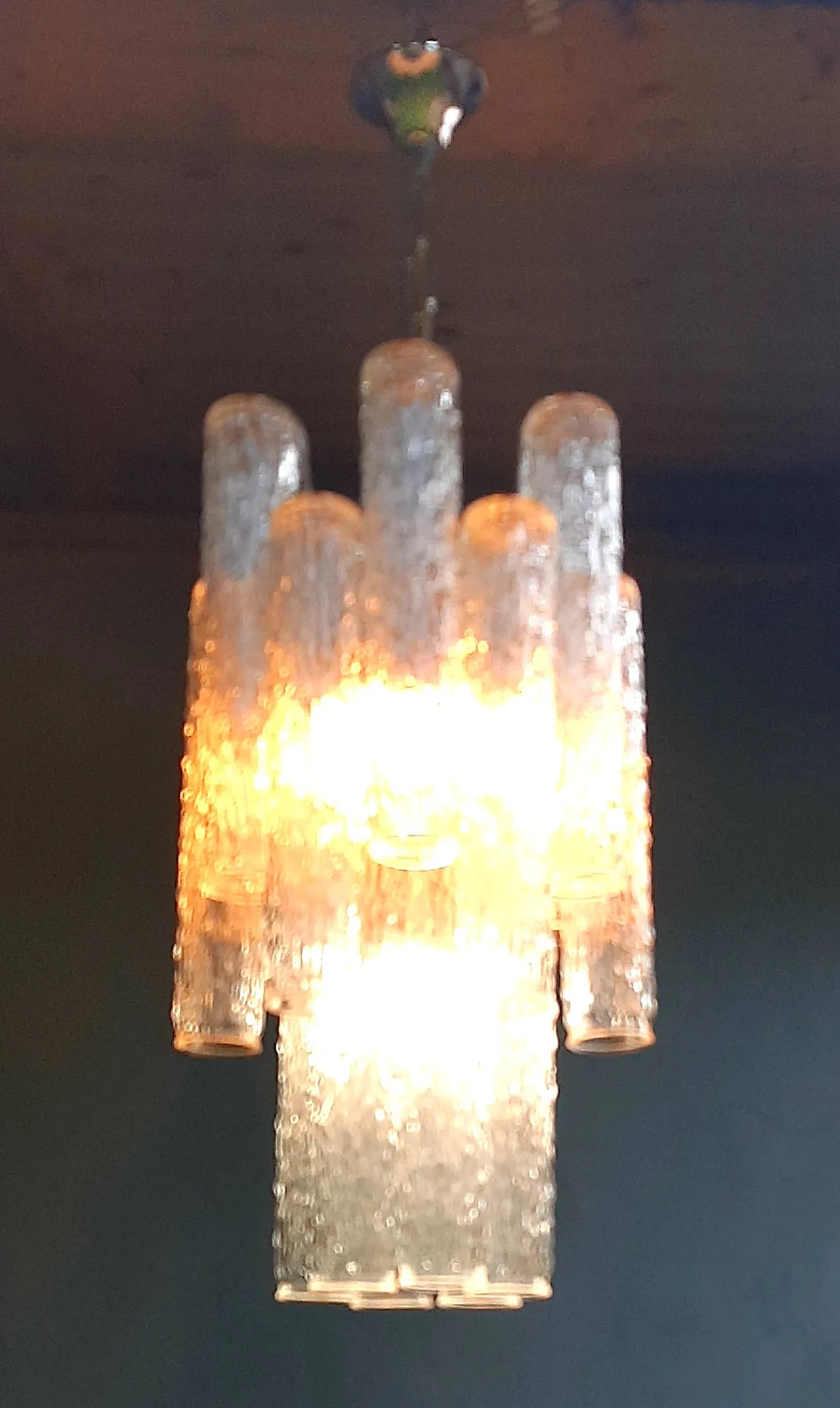Murano Chandelier di Venini, 70s 2
