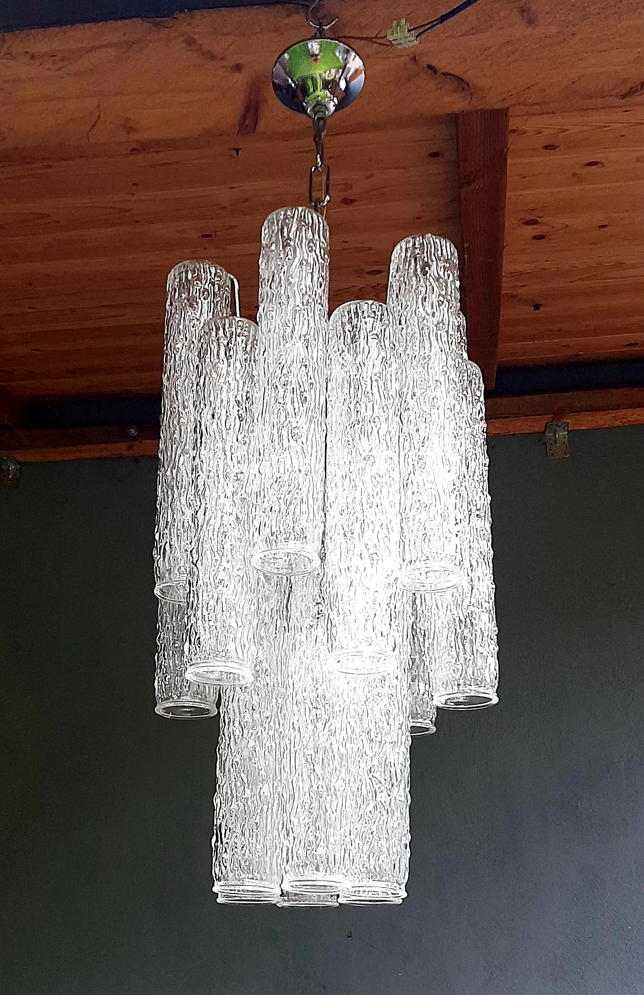 Murano Chandelier di Venini, 70s 9