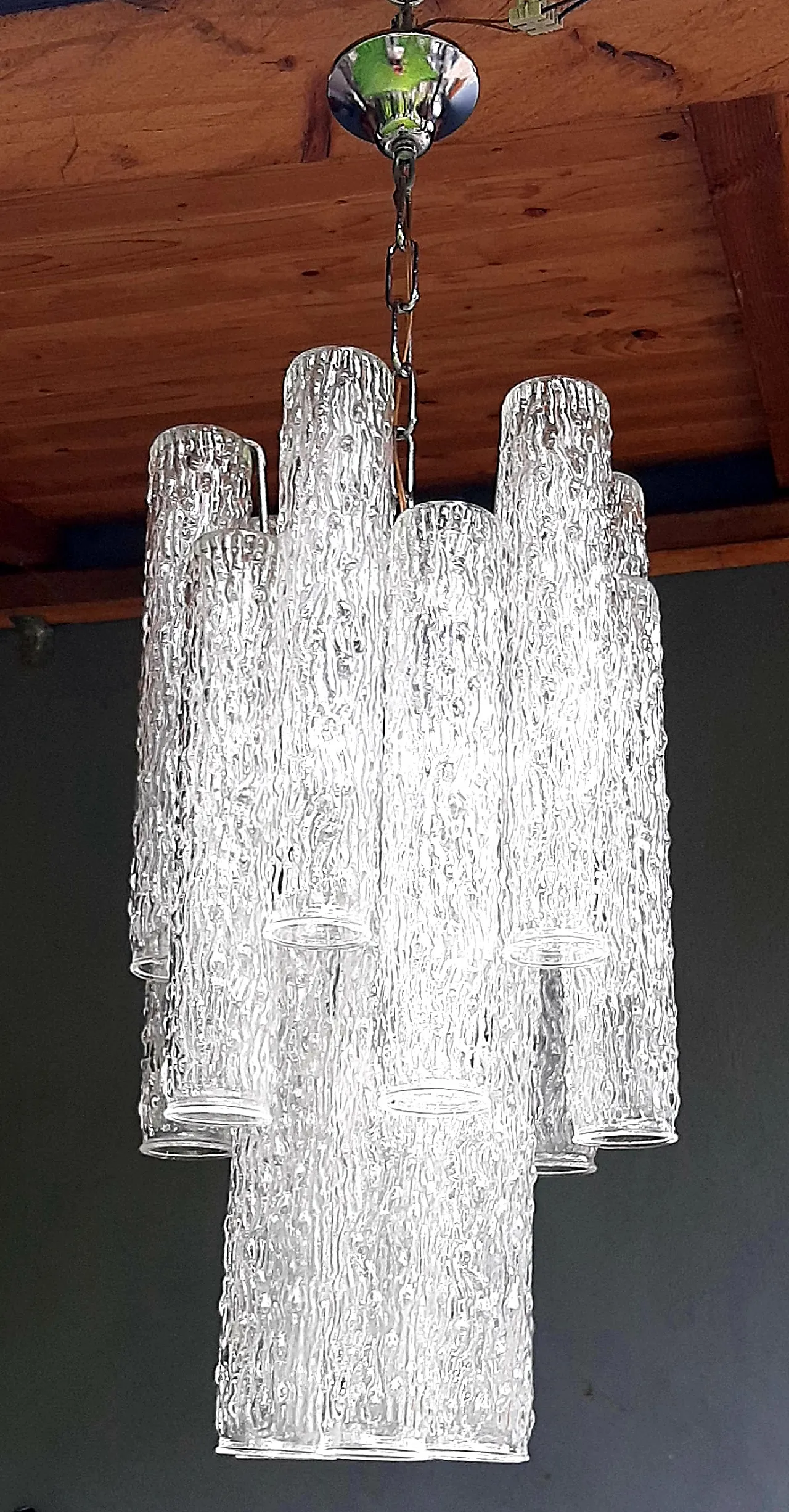 Murano Chandelier di Venini, 70s 11