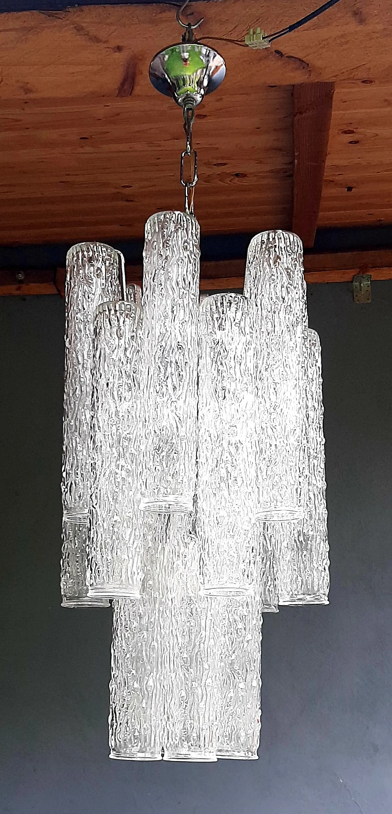 Murano Chandelier di Venini, 70s 12