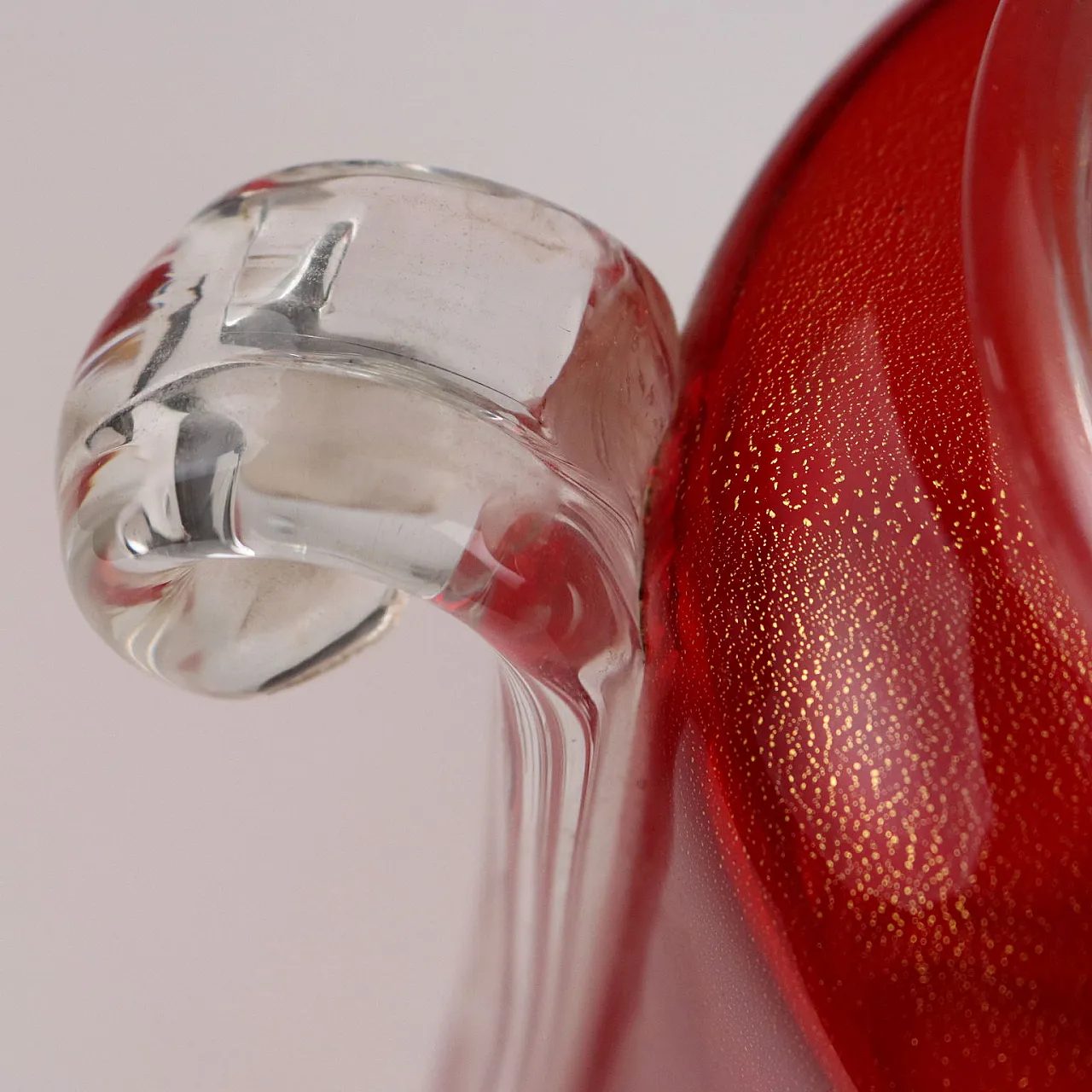 Murano glass vase, 1970s 5