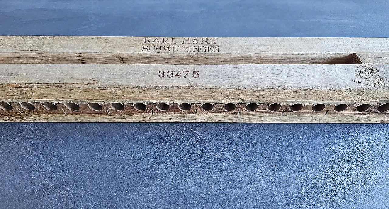 Stampo per sigari in legno Karl Hart, anni '50 2