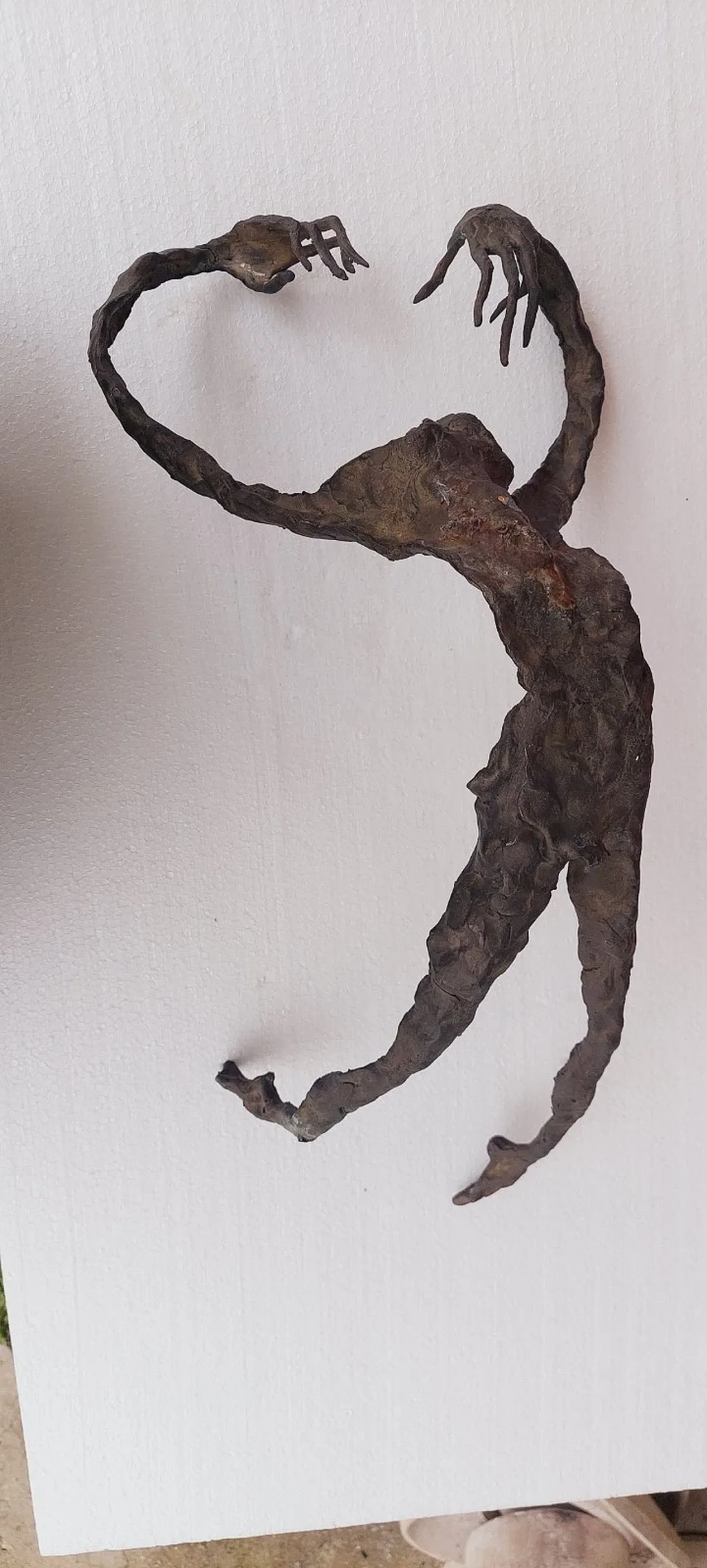 Abstract bronze grand sculpture, 1970s 6