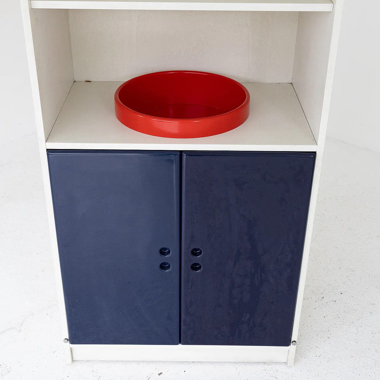 Coppia di mobili contenitori modulari, anni ’60 7