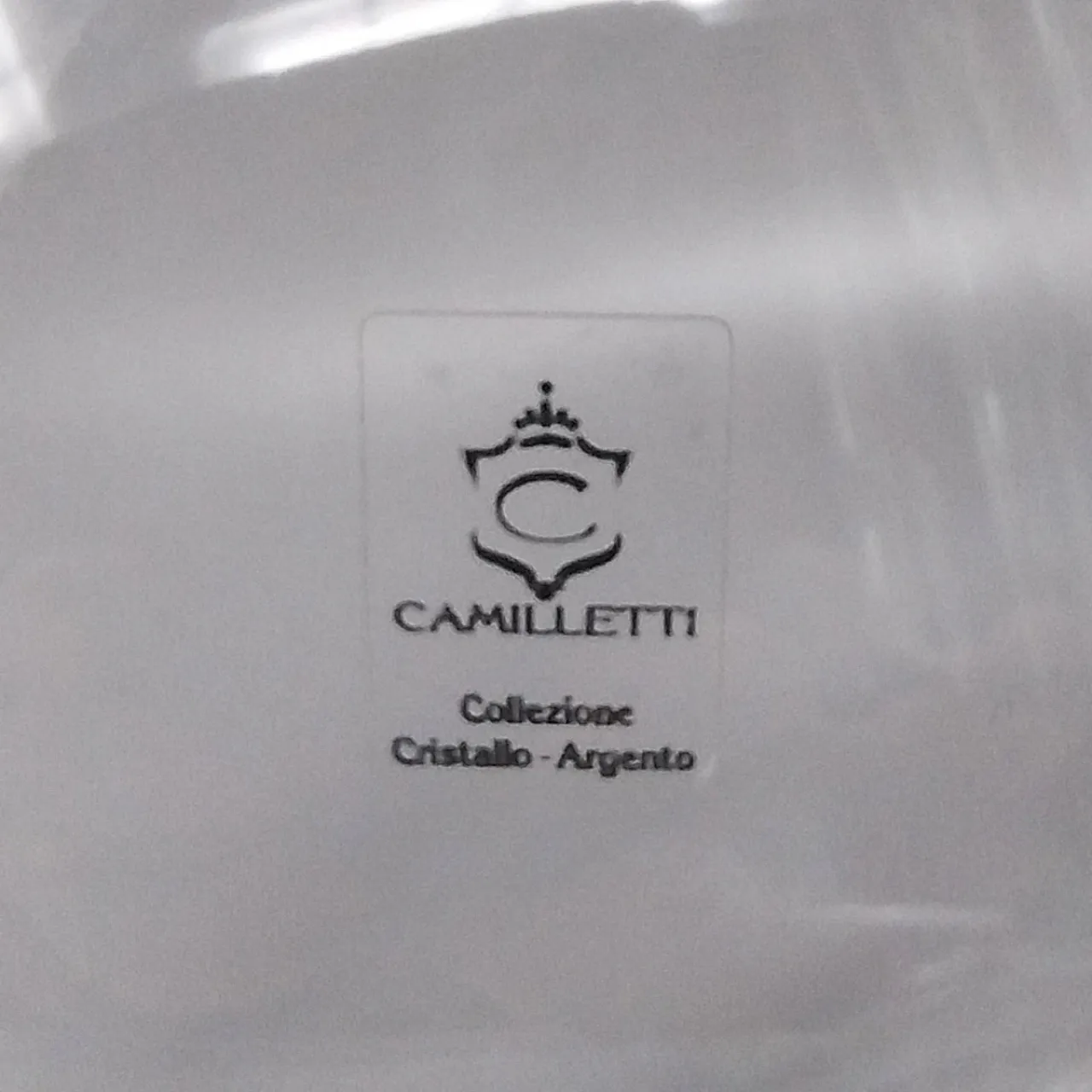 Vase in Crystal and Silver by Camilletti, 1970s 7