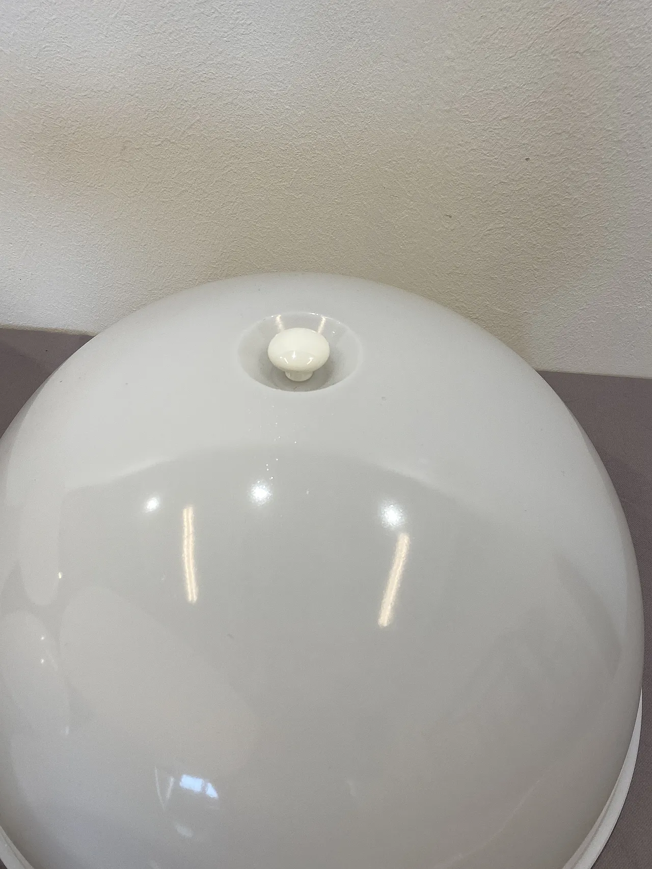 Pair plexiglas lamps, 70s 7