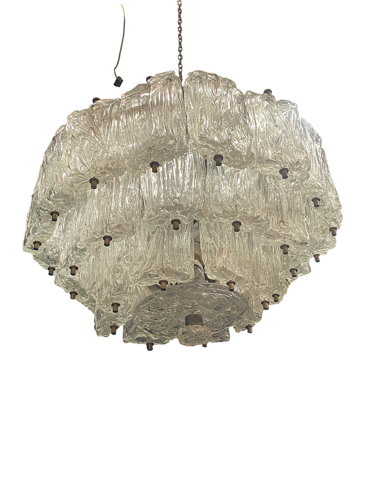 Chandelier by Ercole Barovier for Barovier e Toso, 1950s 8