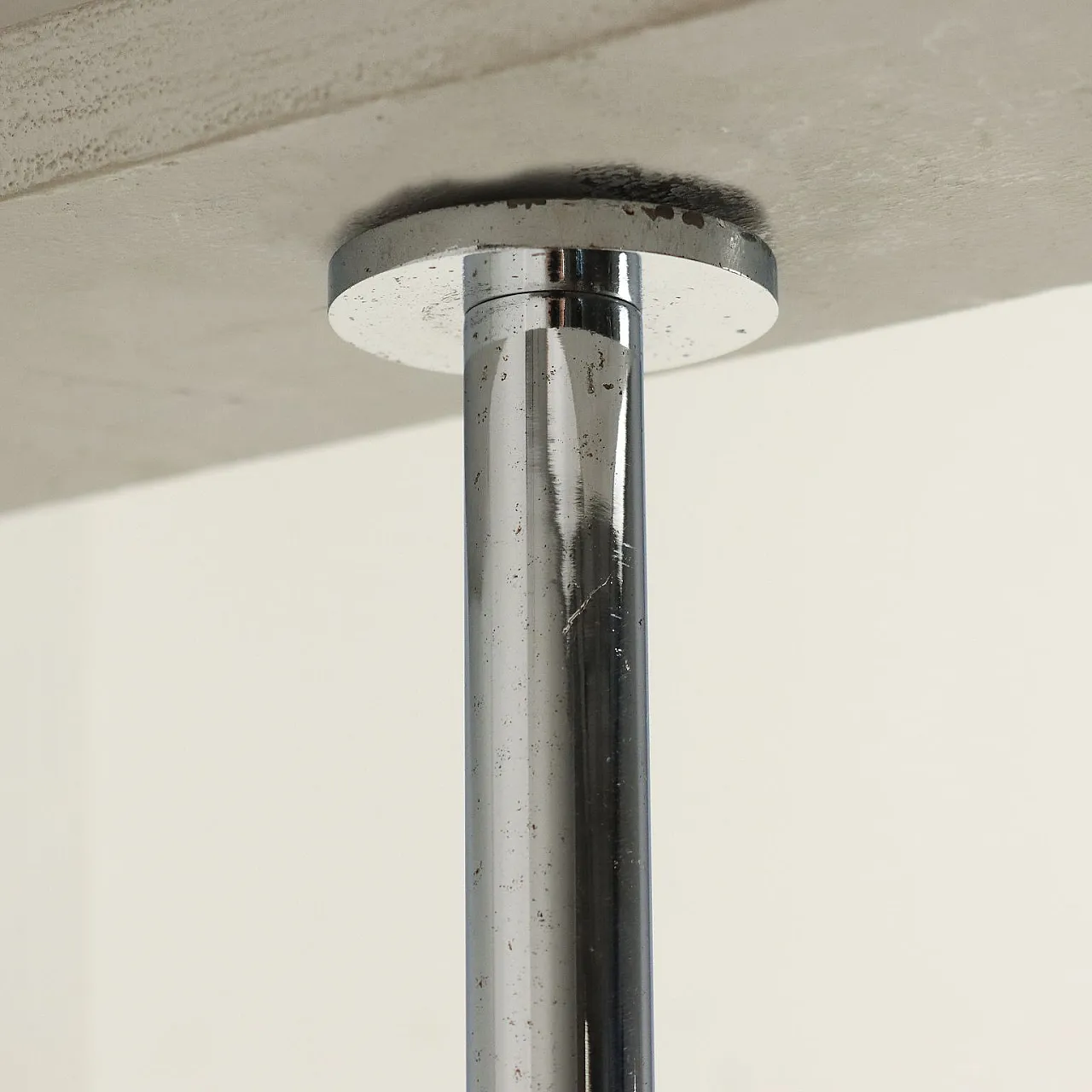 Lampada da terra in metallo cromato e alluminio, anni '70 9