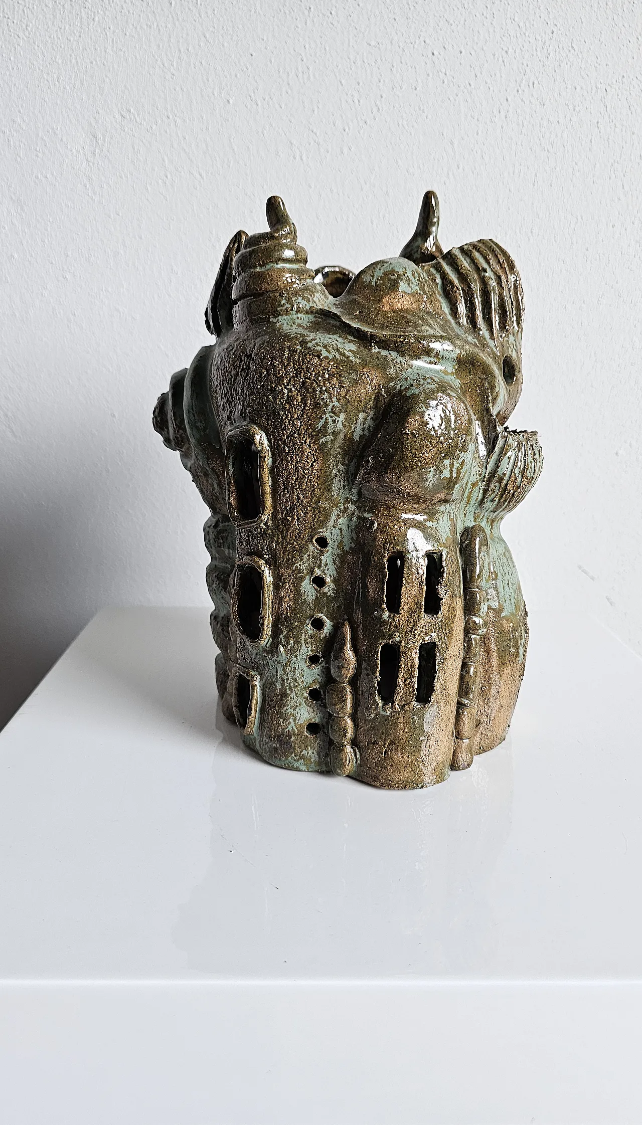 Vaso in ceramica fatta a mano, anni 2000 2