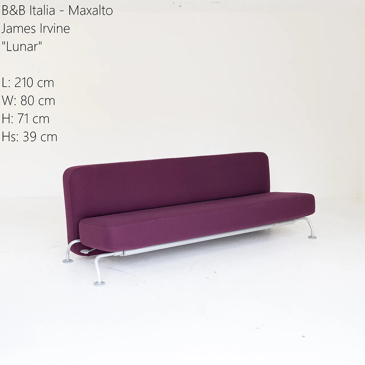 Lunar sofa bed by James Irvine for B&B Italia, 2000s 11