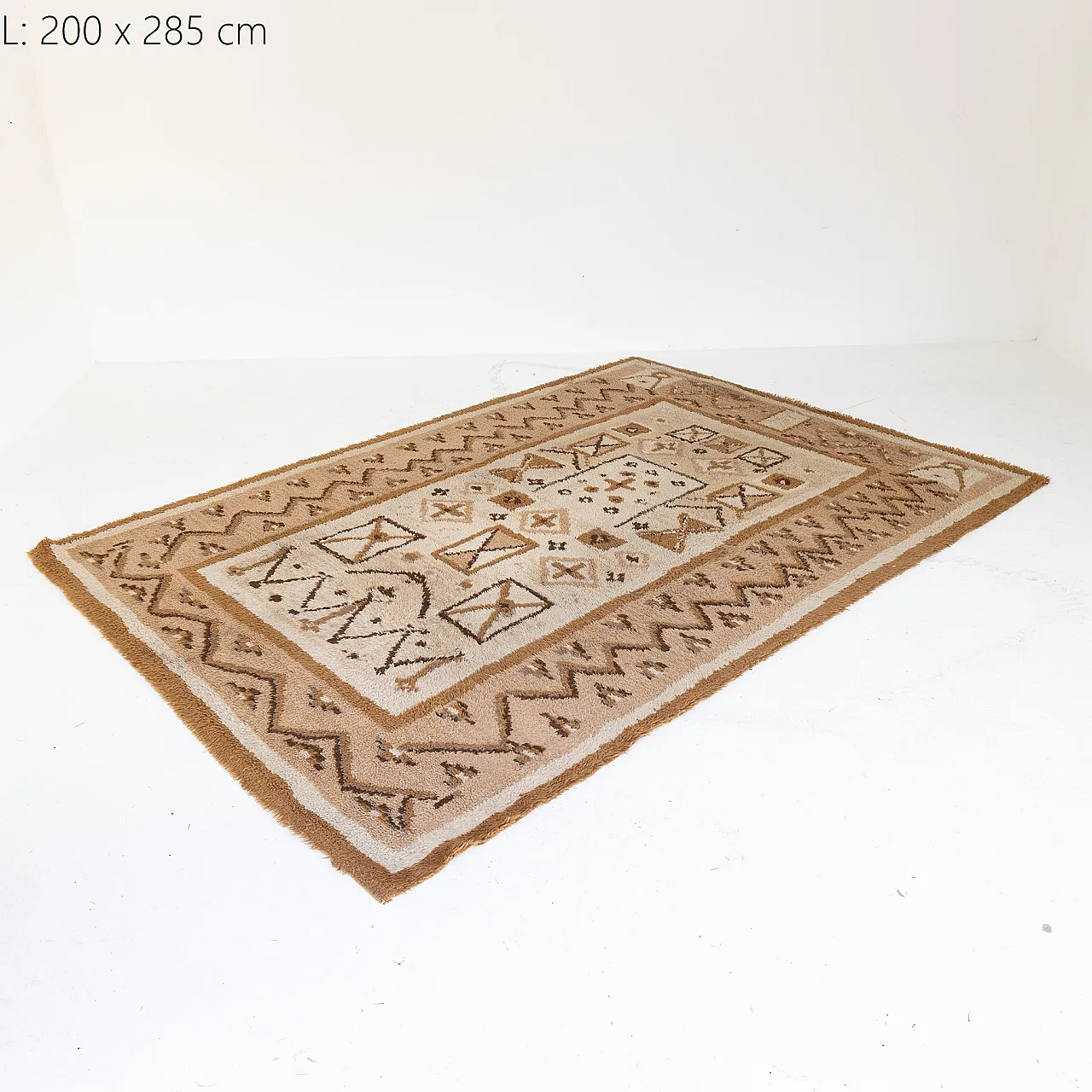 Finnish carpet in acrylic, 1980s 7