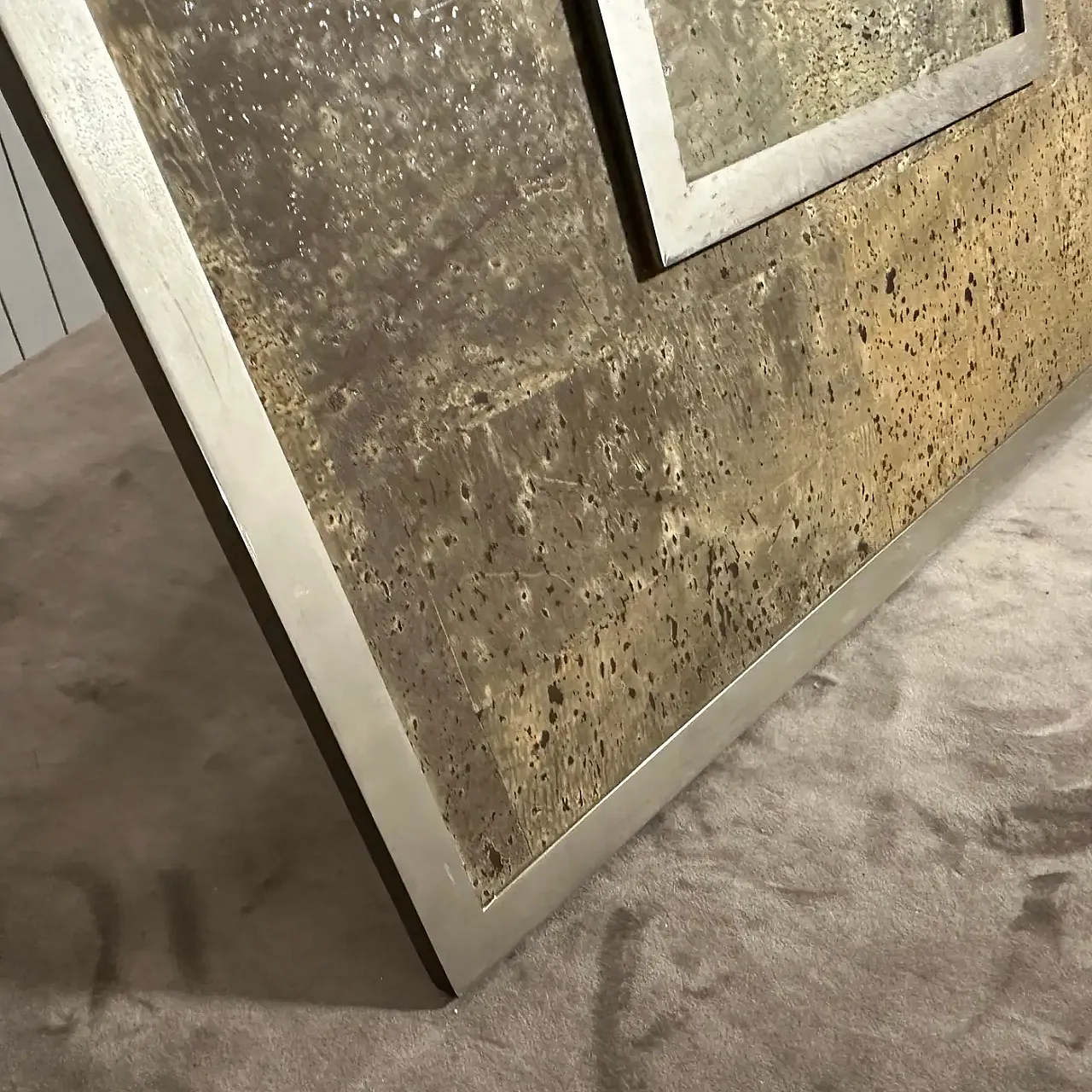 Cornice per quadri in argento e sughero di F. A. Botta, anni '70 6