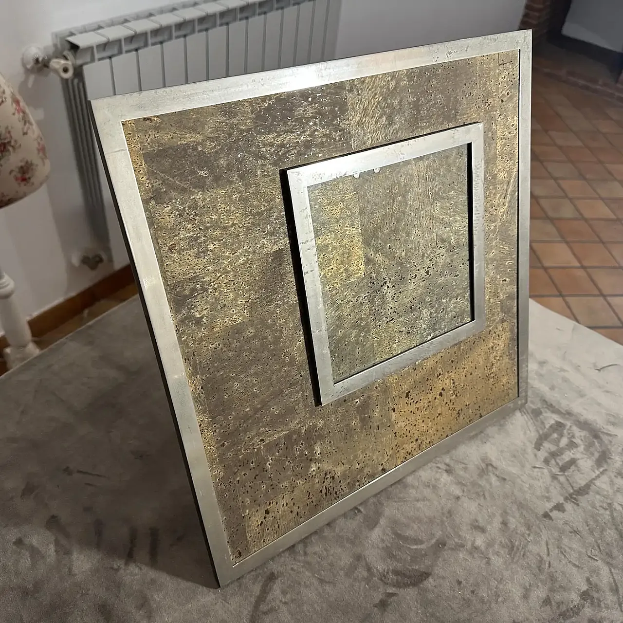 Cornice per quadri in argento e sughero di F. A. Botta, anni '70 7