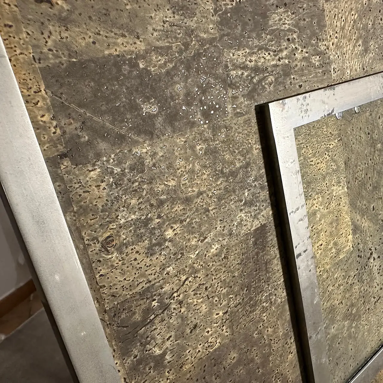 Cornice per quadri in argento e sughero di F. A. Botta, anni '70 11