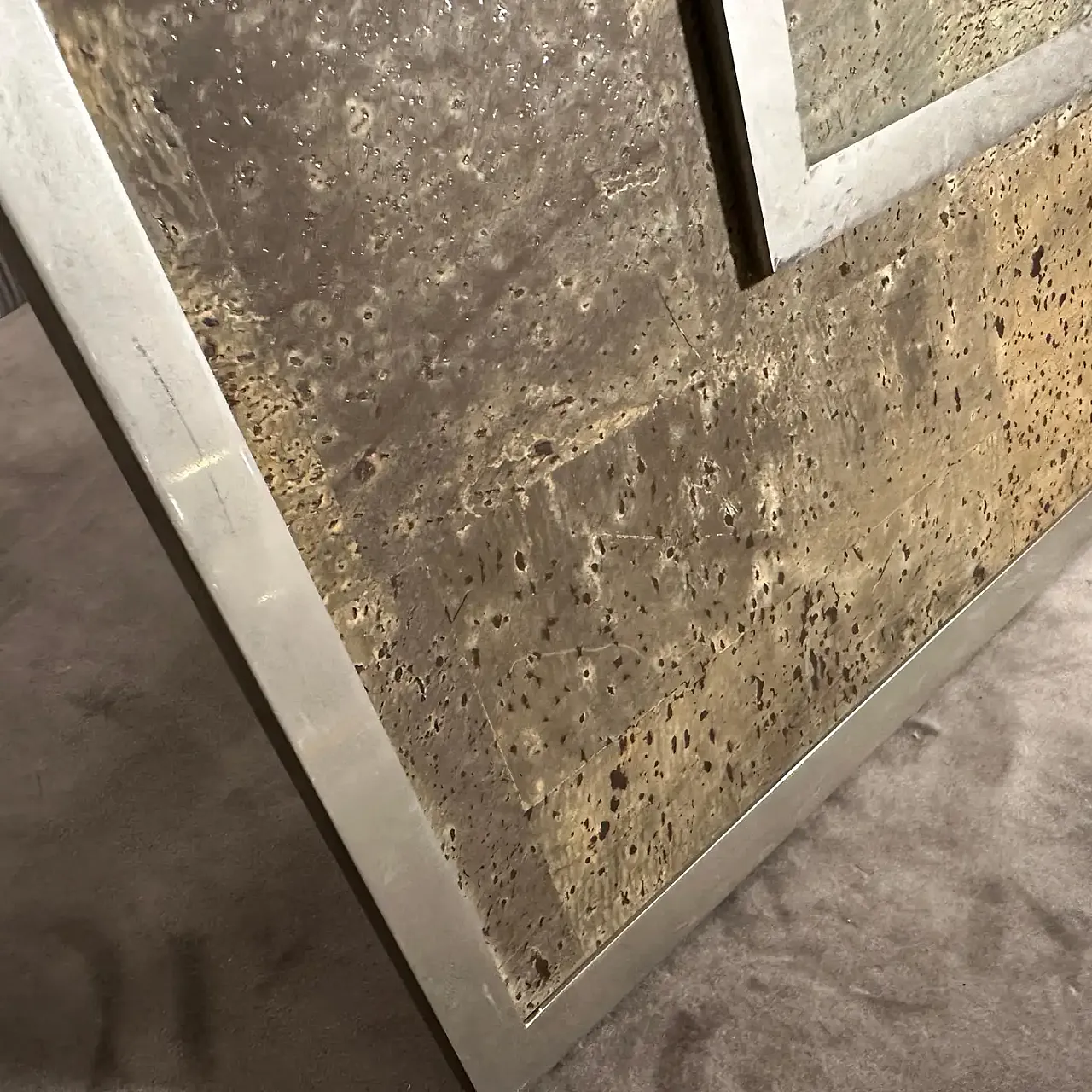 Cornice per quadri in argento e sughero di F. A. Botta, anni '70 12