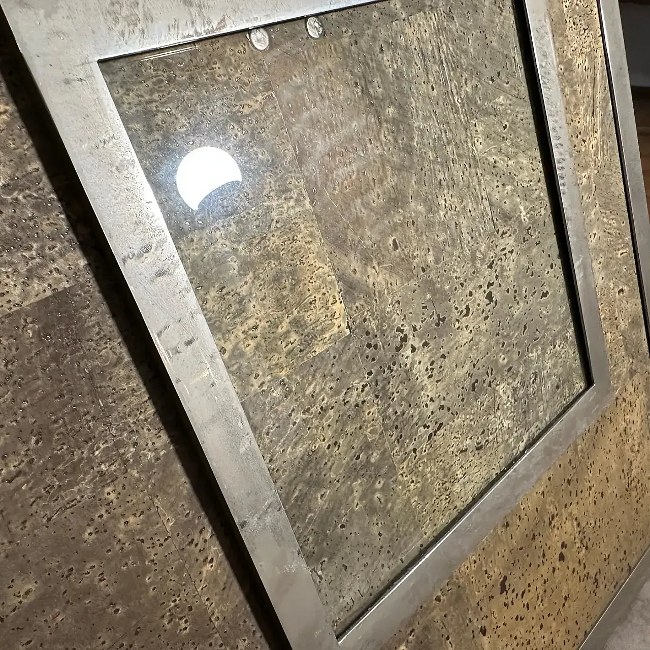 Cornice per quadri in argento e sughero di F. A. Botta, anni '70 13
