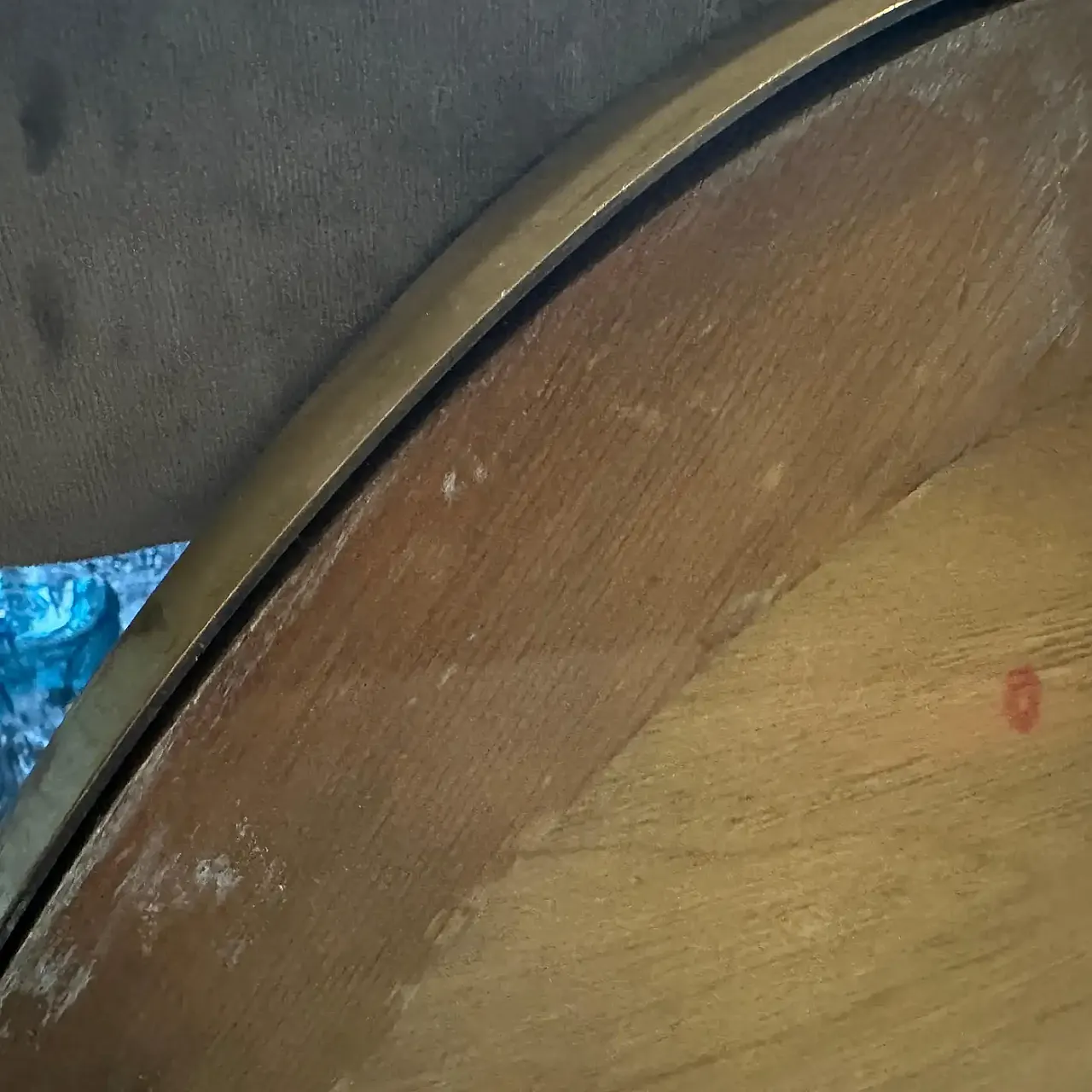 Specchio da parete ovale in ottone massiccio di Gio Ponti, anni '50 9