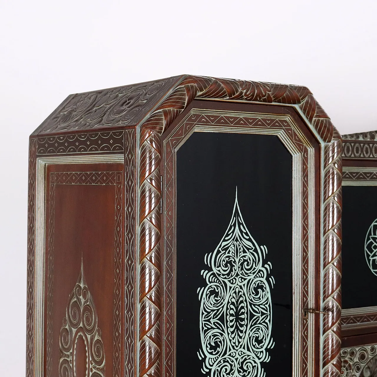 Ethnic living room cabinet by Rino Galbiati, 20th century 4
