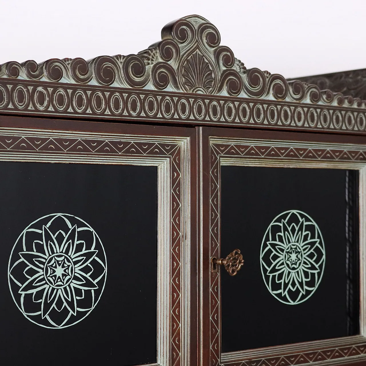 Ethnic living room cabinet by Rino Galbiati, 20th century 5