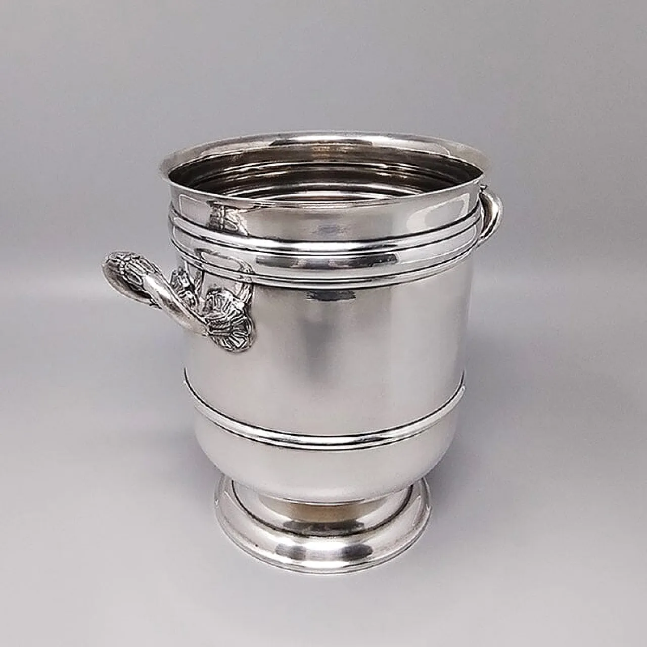 David Fischhoff Inserto In Metallo Con Coperchio Per Lapidi, Vaso Argento 12,5 Cm