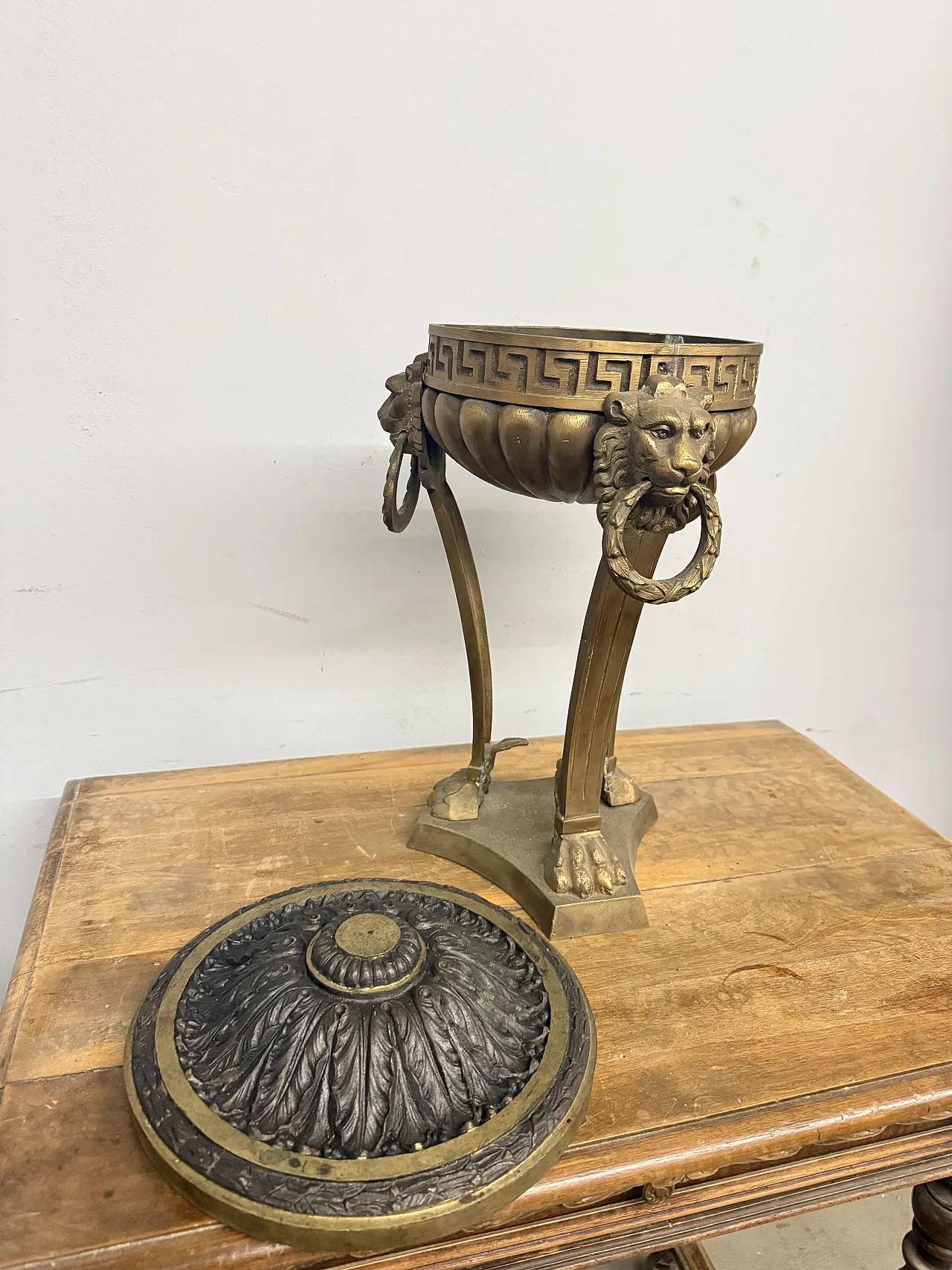 Brucia profumi Impero in bronzo scolpito, '800 5