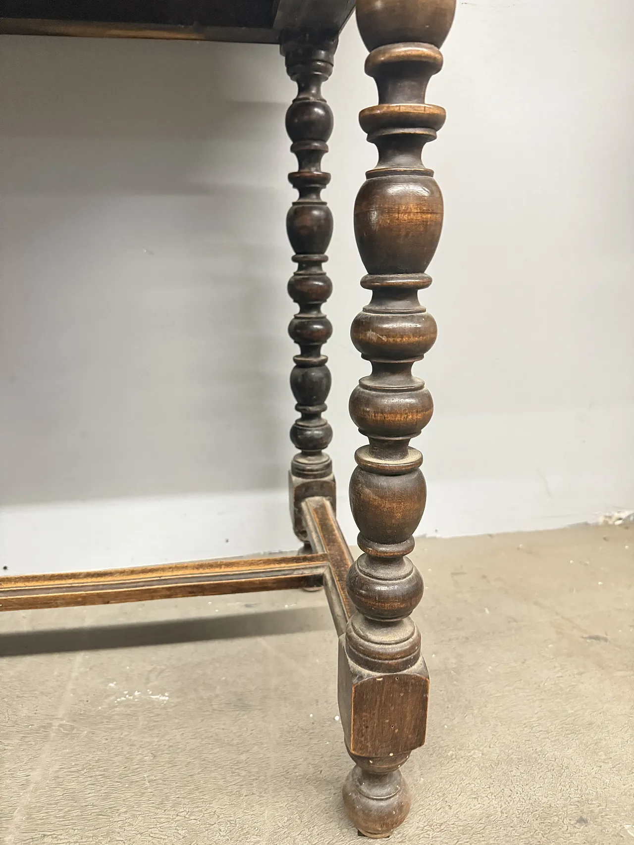 Tavolinetto scrittoio in noce massello, '800 6