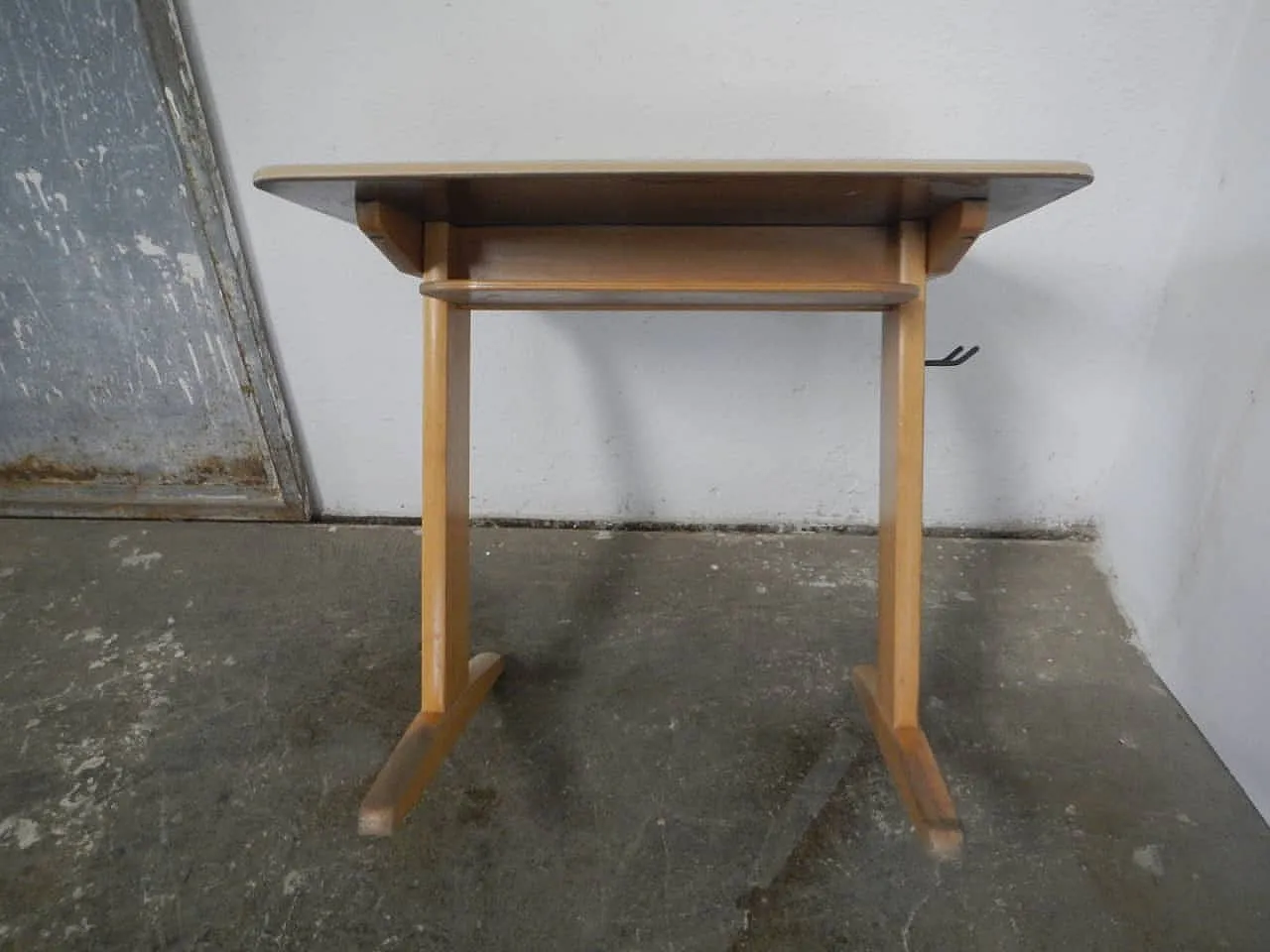 Banchetto da scuola con sedia 1960 7