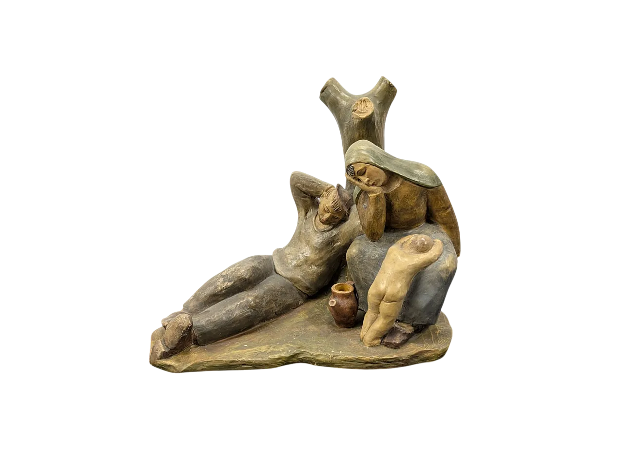 Famiglia contadina in riposo di Cacciapuoti, '900 10