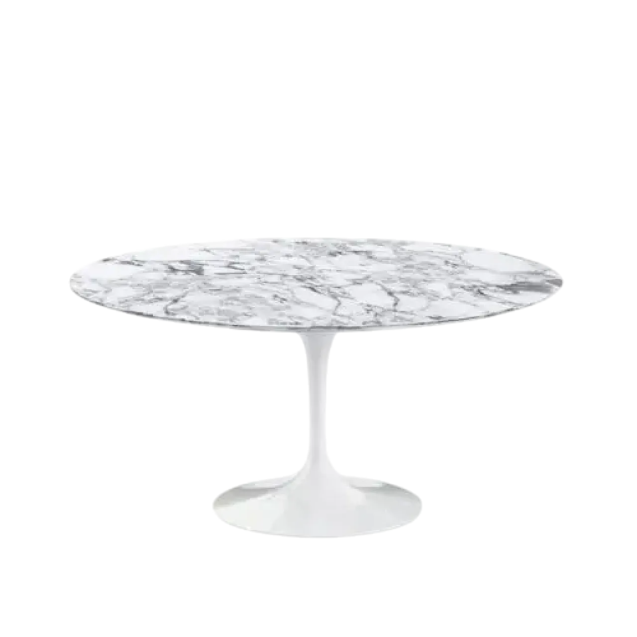 Tavolo tondo da pranzo Tulip di Eero Saarinen per Knoll, anni '70 5