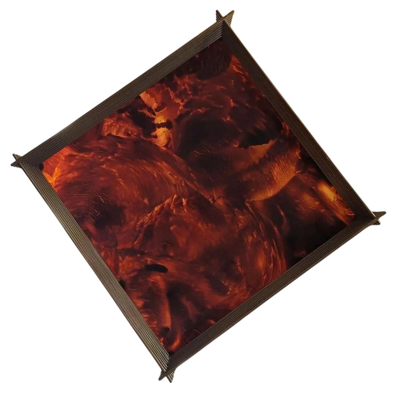 Empatata Vassio in Ottone Effect Turtle Effect 1970s 7