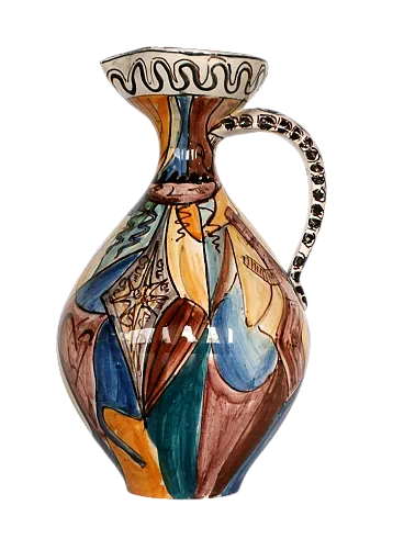 Art ceramic pottery vase, 1960s