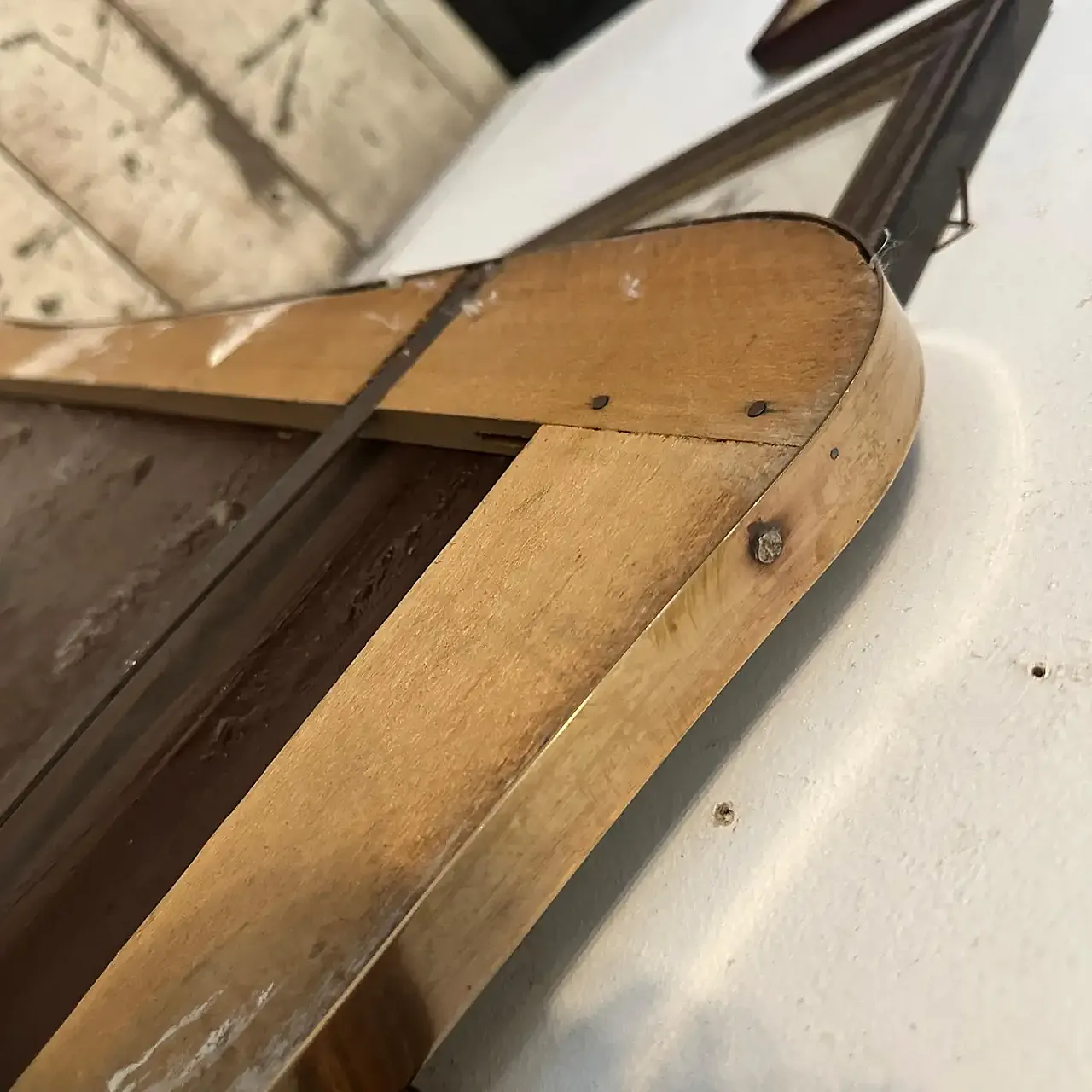 Specchio da parete a forma di biscotto in stile Gio Ponti, anni '50 10