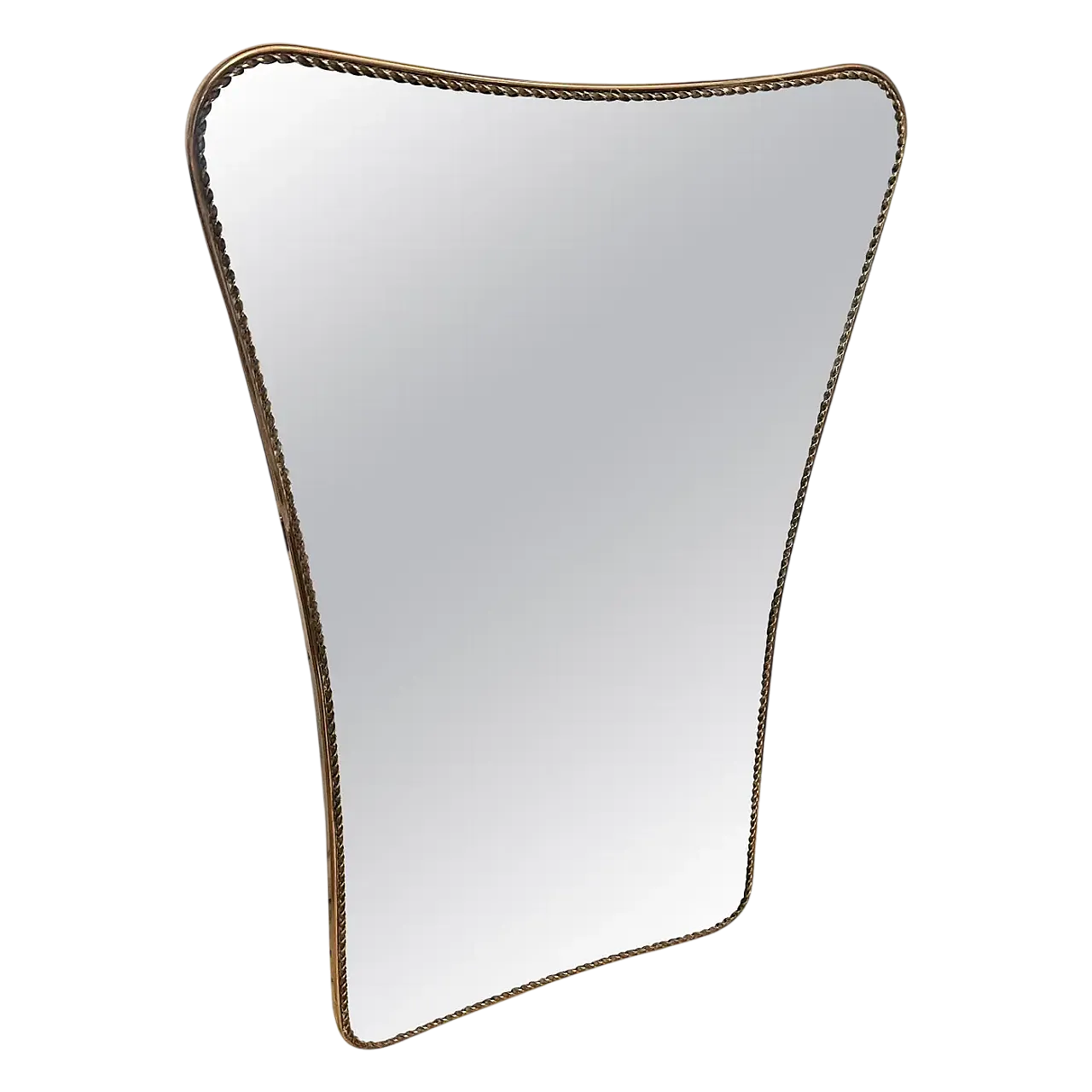 Specchio da parete a forma di biscotto in stile Gio Ponti, anni '50 16