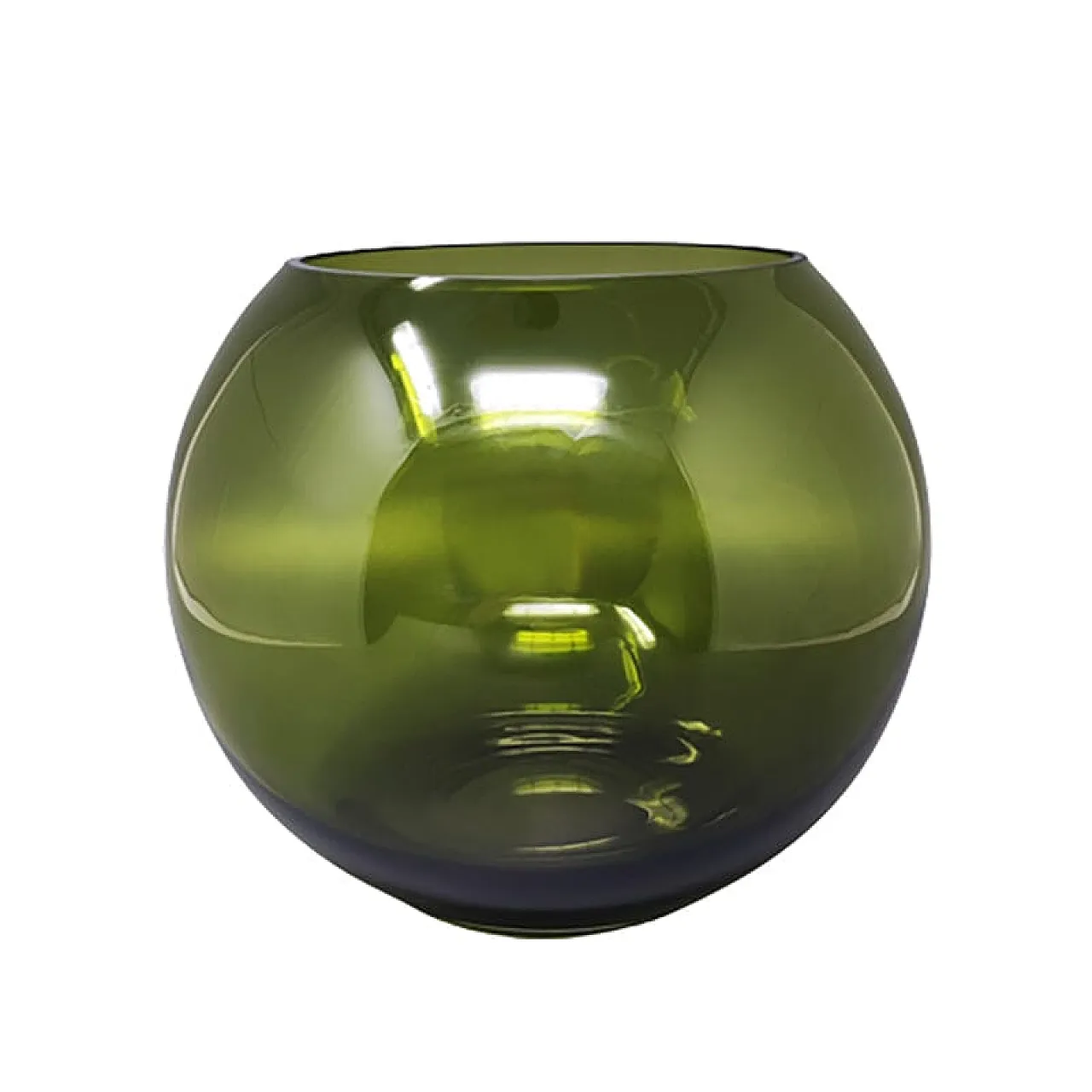 Green Vase By Flavio Poli, 1960s 1