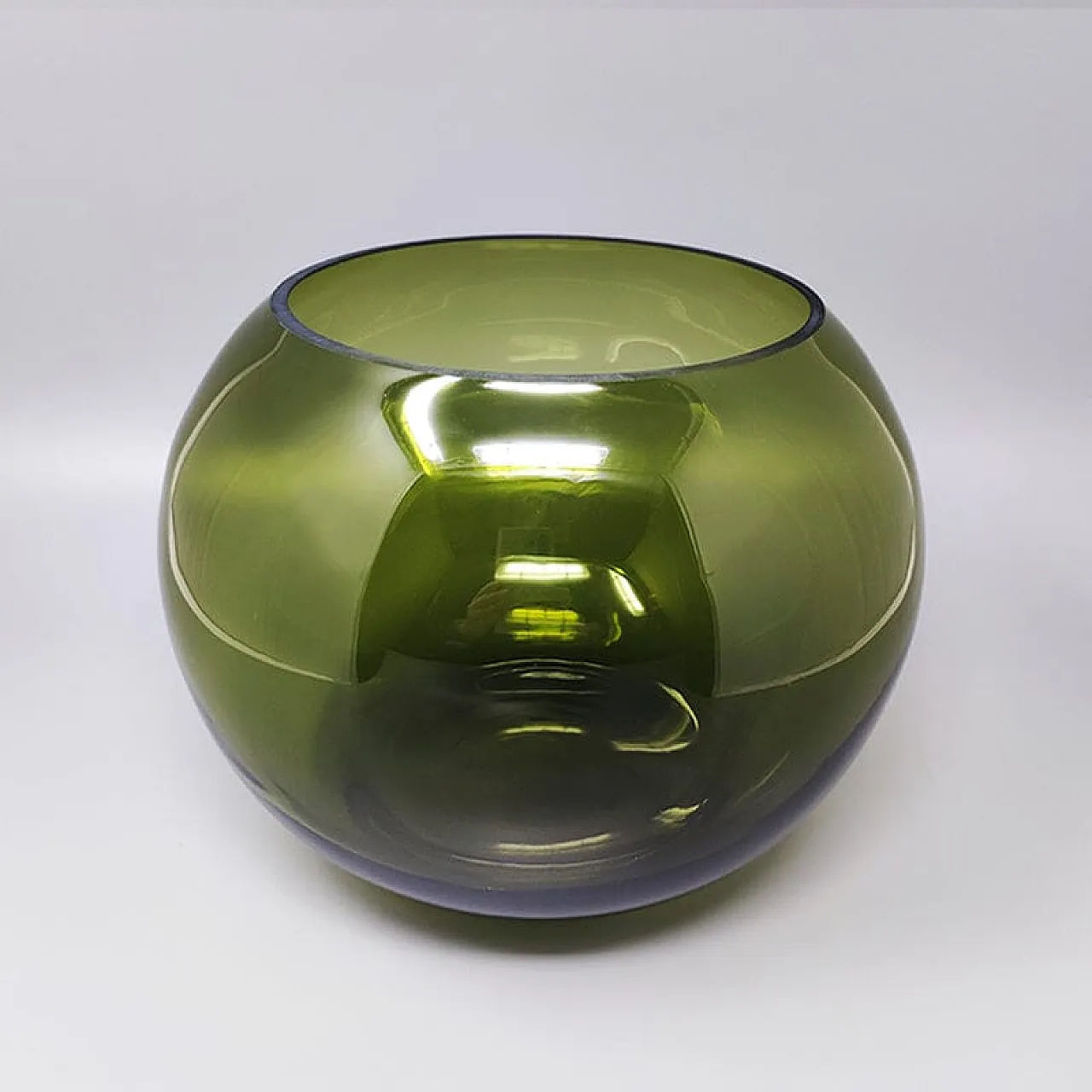 Green Vase By Flavio Poli, 1960s 3