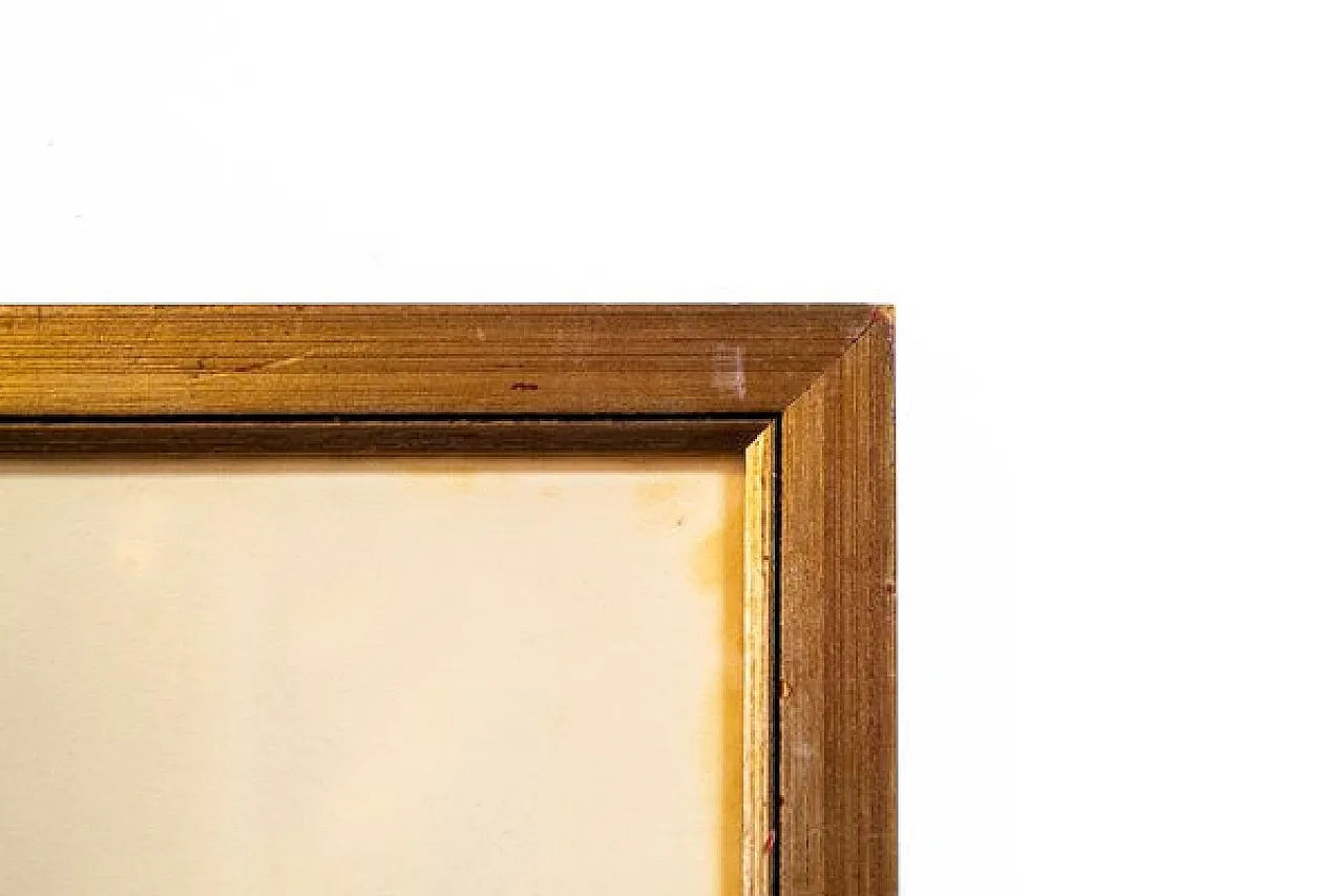 The Aleph, litografia di Giulio Paolini, incorniciata, anni '70 1