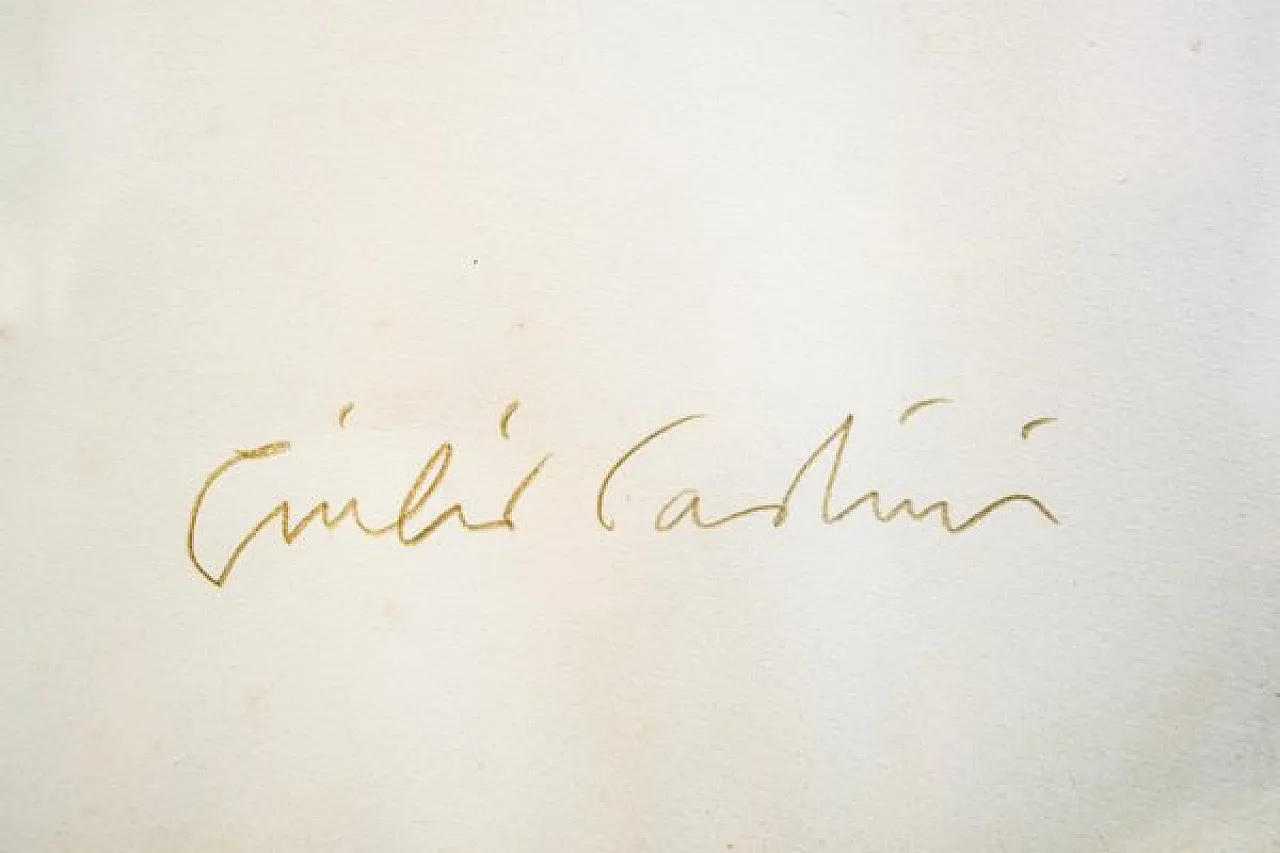 The Aleph, litografia di Giulio Paolini, incorniciata, anni '70 5