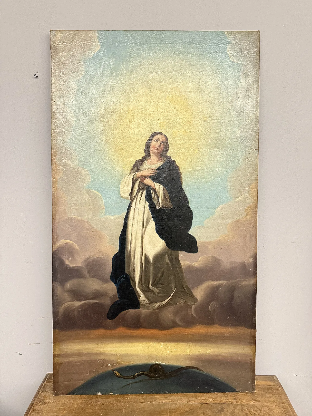 Immacolata concezione, dipinto ad olio su tela, '800 10